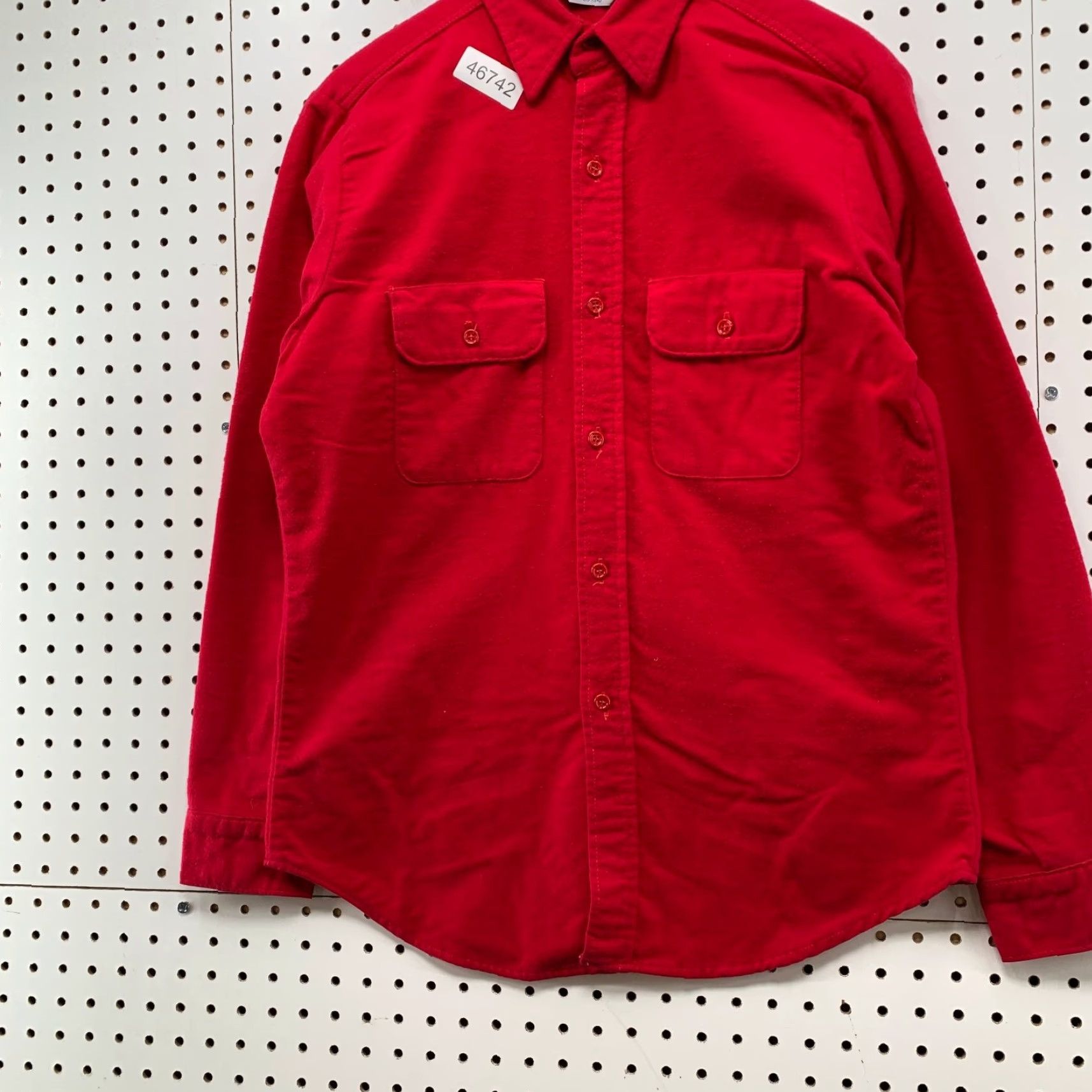 Vintage VINTAGE Five Brothers Chamois Button Shirt Mens Regular Large Red Long Sleeve USA Shirt Size US L / EU 52-54 / 3 - 5 Thumbnail