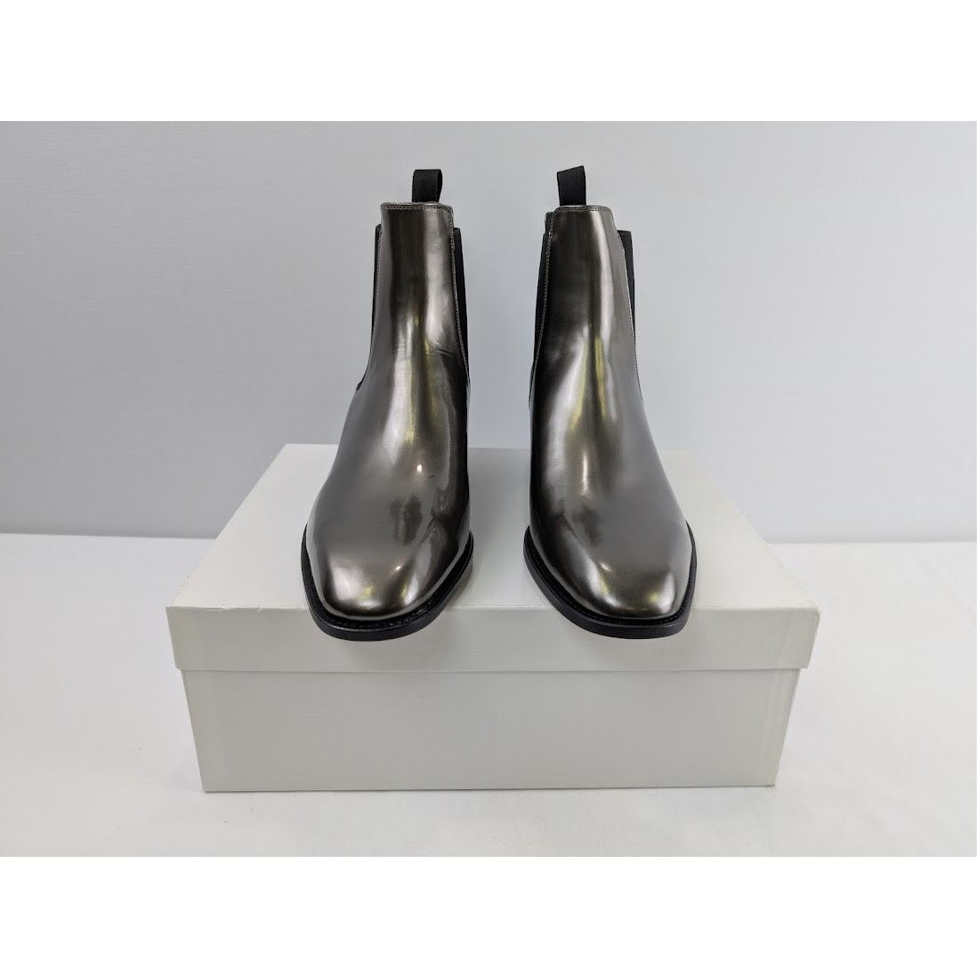 Tom Ford o1rshd1 Q:2 / Men's Chelsea Boots in Shinny Green Size US 10 / EU 43 - 16 Thumbnail