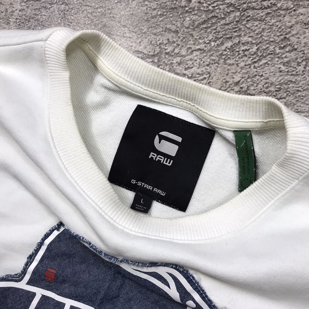 Vintage Vintage Y2K G Star Raw Graphic Sweatshirt Streetwear Slim L Size US L / EU 52-54 / 3 - 5 Thumbnail