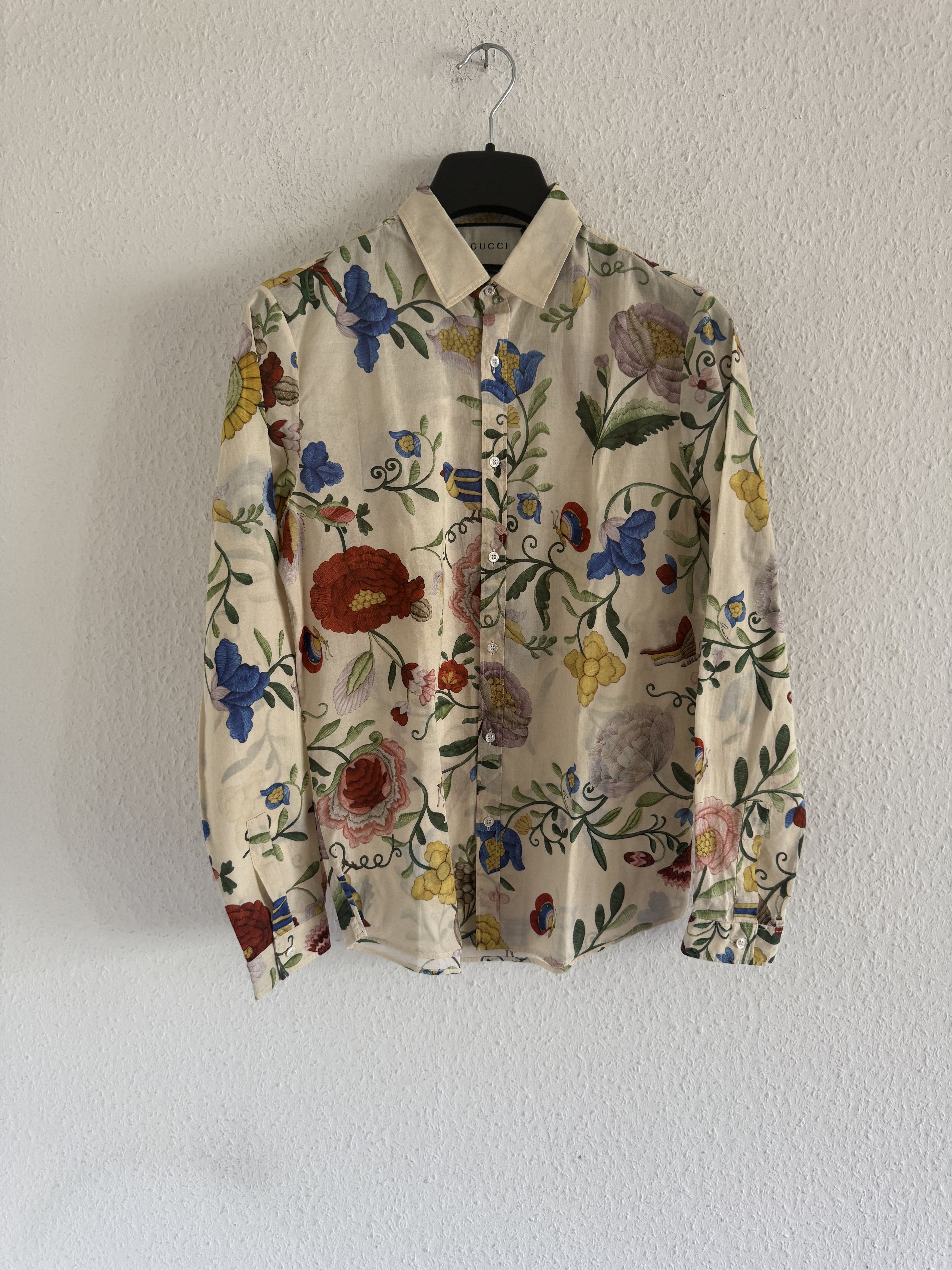 Gucci Duke Floral Button-Up Shirt Size US M / EU 48-50 / 2 - 1 Thumbnail