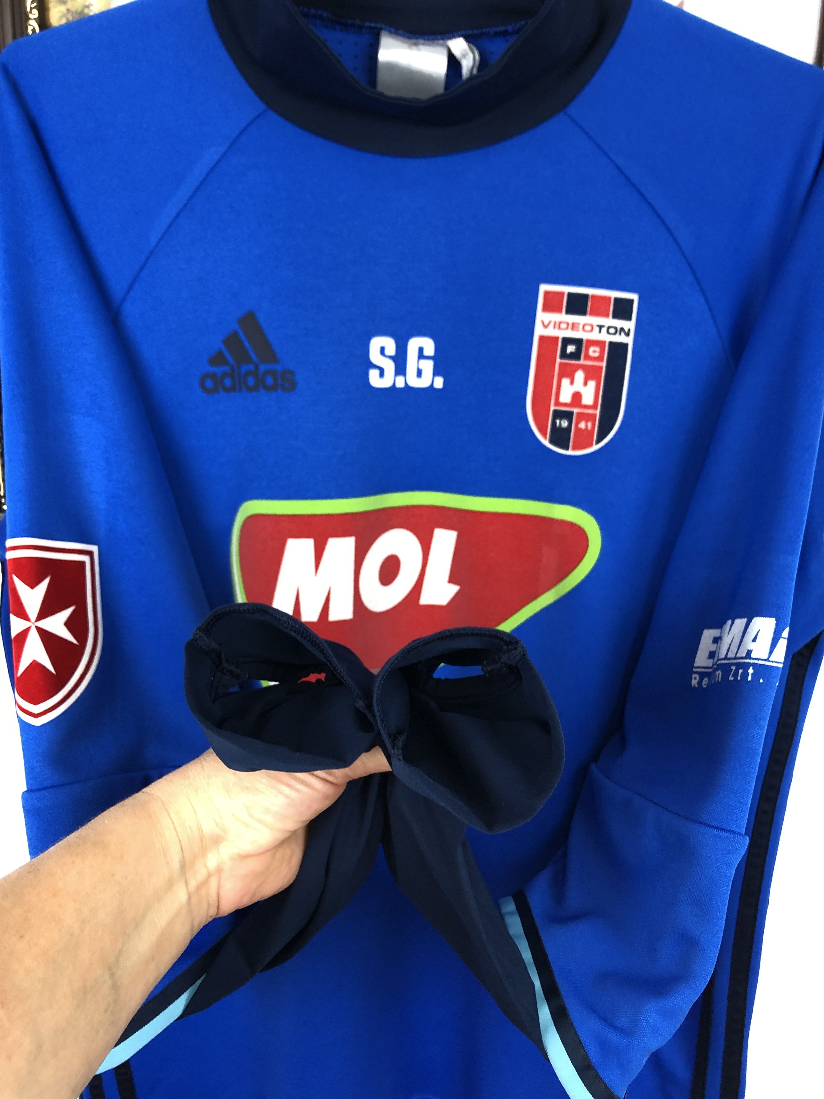 Adidas Adidas Fehérvár Videoton FC Football Sweatshirt Train Track Size US M / EU 48-50 / 2 - 7 Thumbnail