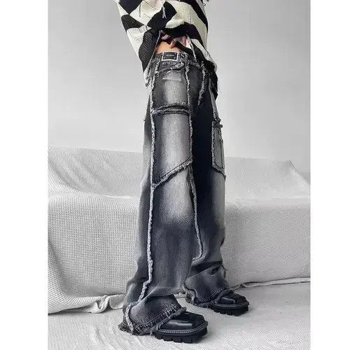 VIBE Men's Gothic Baggy Jeans Size US 32 / EU 48 - 1 Thumbnail