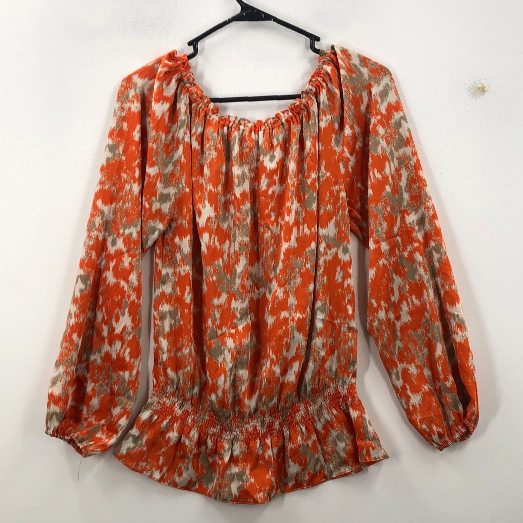 Michael Kors Michael Kors Womens Blouse XS Multicolor Polyester Smocked Waist Size XS / US 0-2 / IT 36-38 - 2 Thumbnail