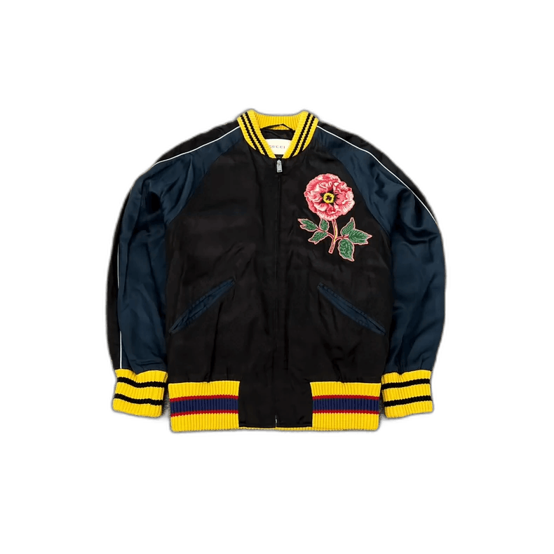 Gucci Gucci Embroidered Baseball Jacket-2507 Size US M / EU 48-50 / 2 - 7 Thumbnail