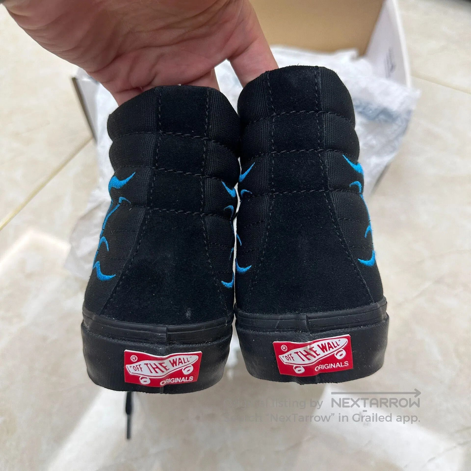Wtaps WTAPS Vans SK8 High Black and Blue. Size US 7.5 / EU 40-41 - 4 Thumbnail