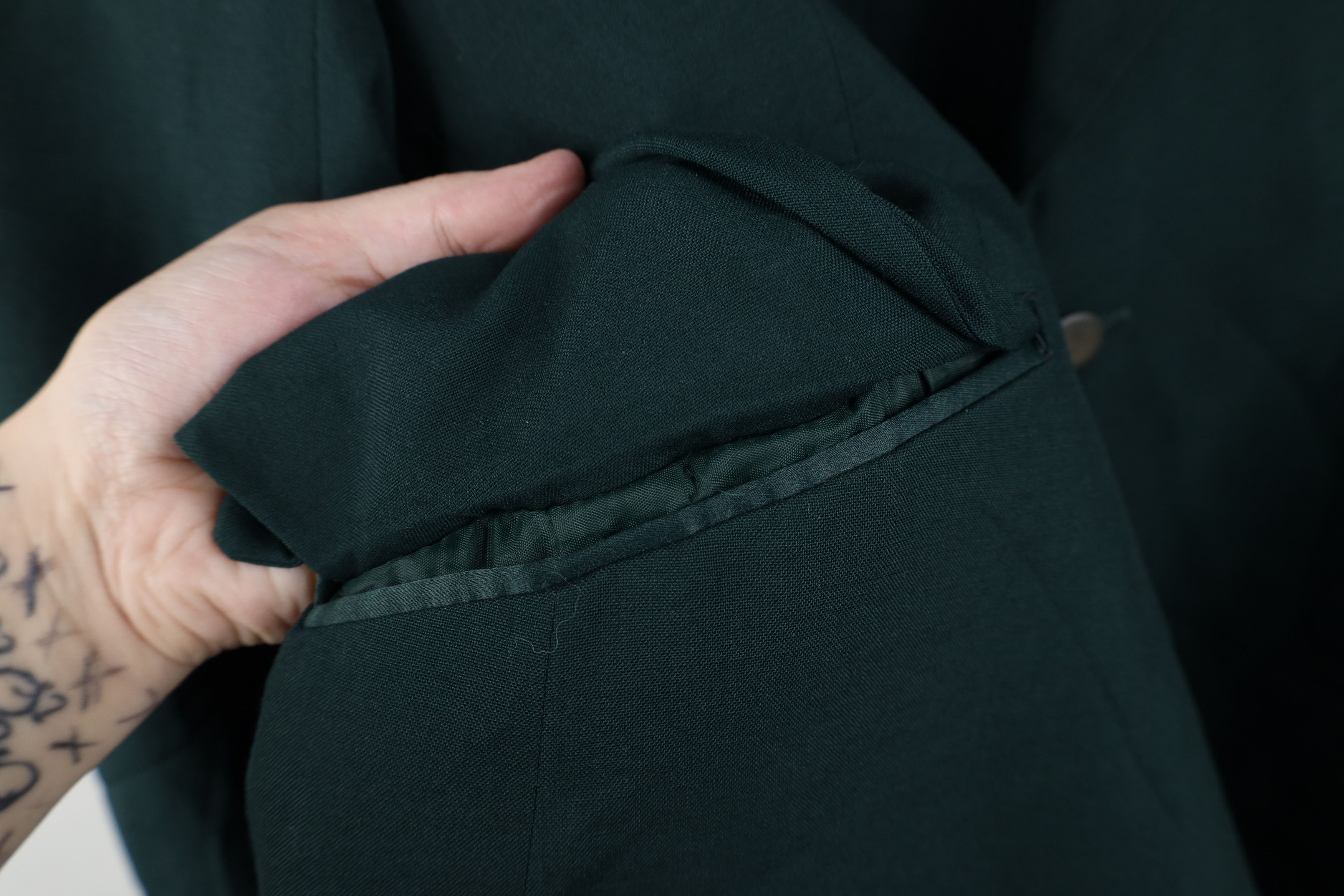 Vintage Vintage 50s Rockabilly Smoking Prom Tuxedo Jacket Green USA Size US XL / EU 56 / 4 - 6 Thumbnail