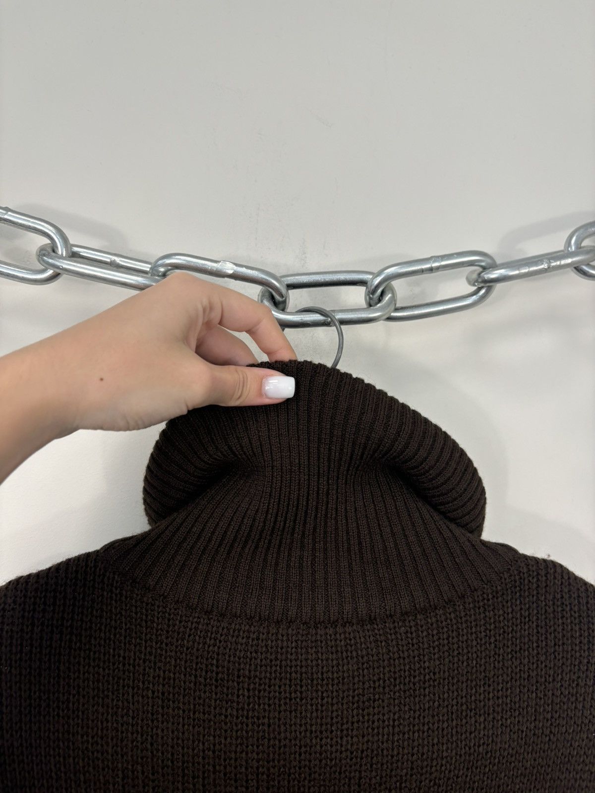 McGregor Vintage 70s McGregor Sportswear Brown Cable Knit Zip Sweater Size US M / EU 48-50 / 2 - 14 Thumbnail