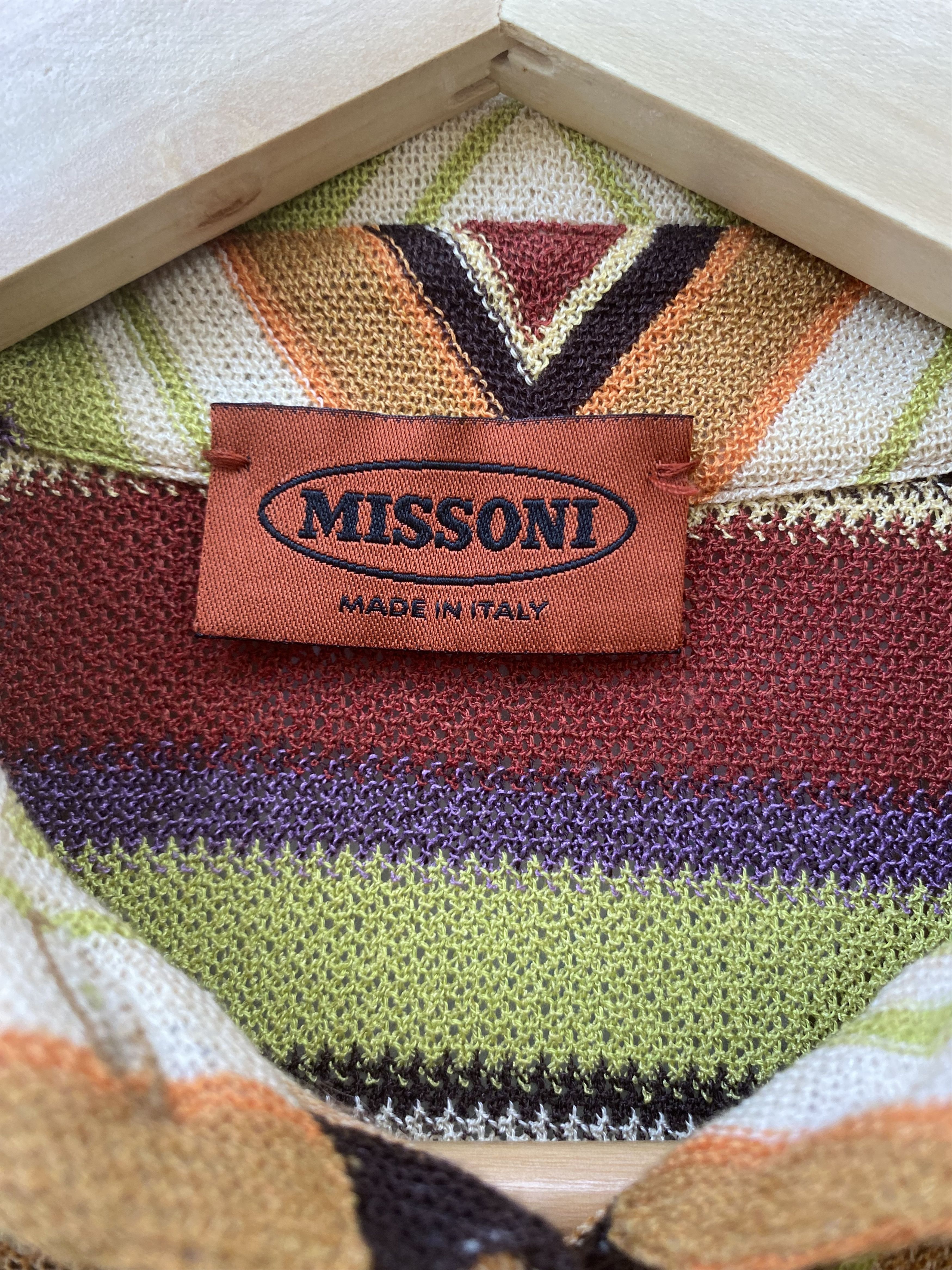 Missoni Missoni Multi Color Knits Polo Shirt Size M / US 6-8 / IT 42-44 - 4 Thumbnail