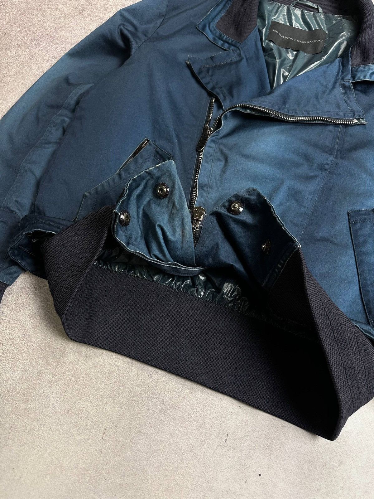 Ermanno Scervino Ermanno Scervino Luxury Blue Gradient Jacket L Size US L / EU 52-54 / 3 - 5 Thumbnail