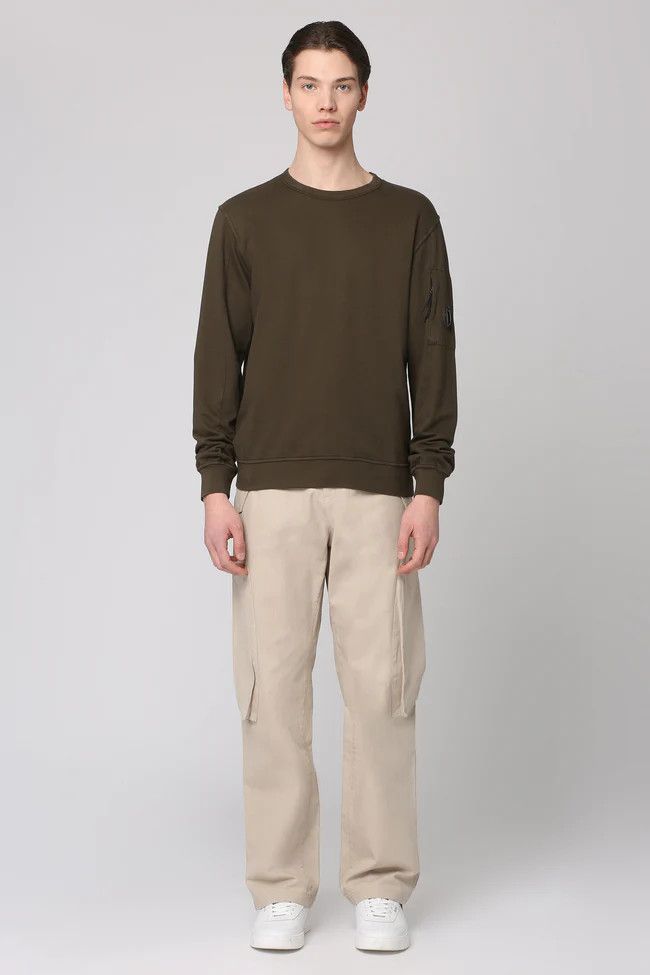 C.P. Company o1y1224 Crewneck Sweater in Military Green Size US L / EU 52-54 / 3 - 4 Thumbnail