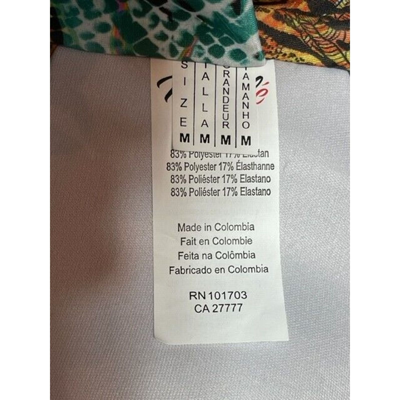 Other Mapale Bandeau Swim Top Womens M Botanic Jungle Twist Green Size M / US 6-8 / IT 42-44 - 9 Thumbnail