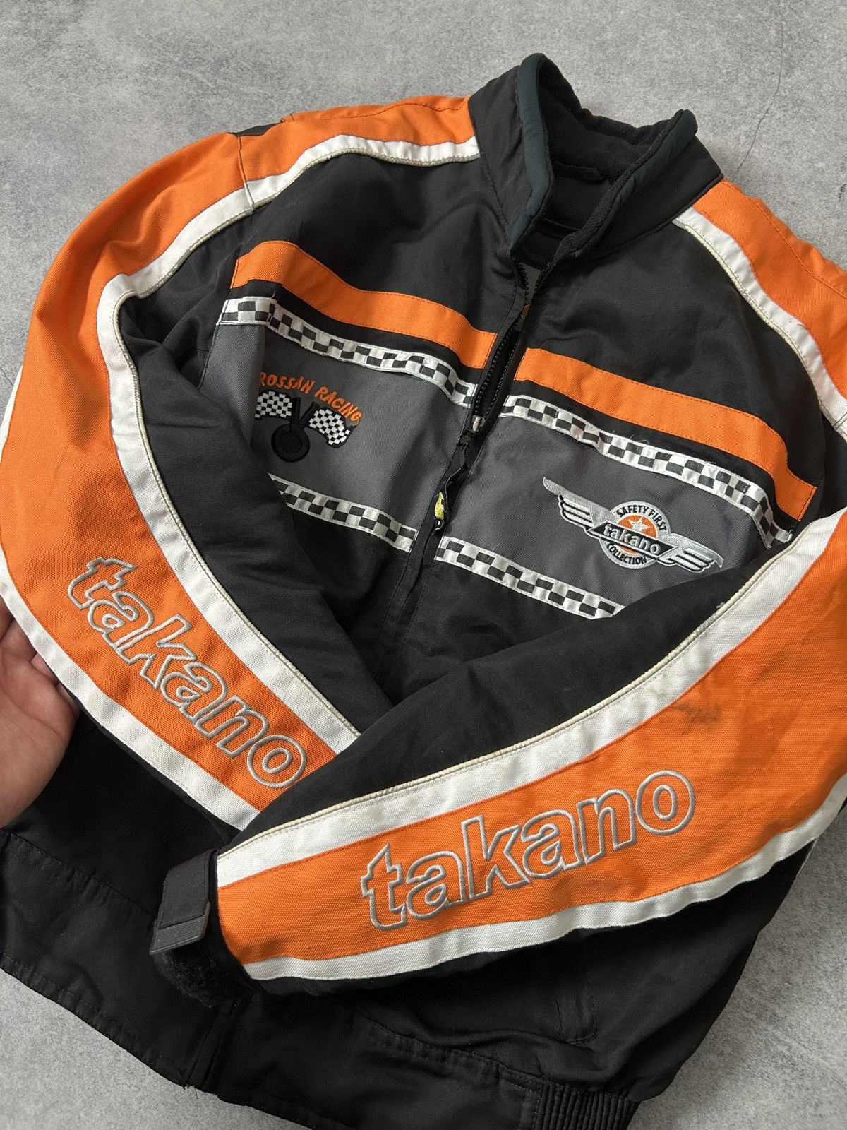 Japanese Brand Vintage Takano Racing big logo bomber jacket mens Size US M / EU 48-50 / 2 - 5 Thumbnail