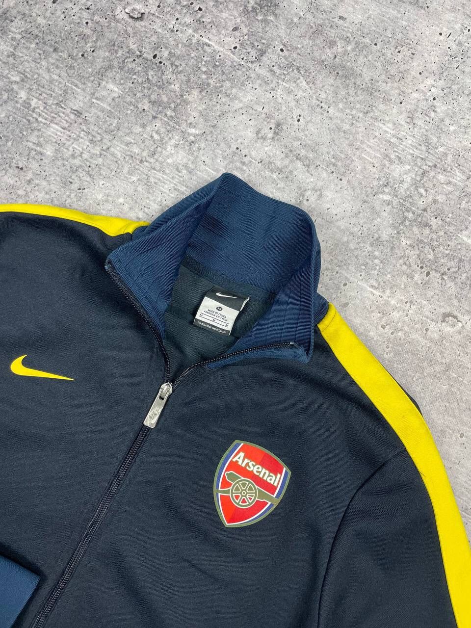Nike × Vintage Vintage Nike Y2K Style Football Arsenal Big Logo Zip Olympic Size US M / EU 48-50 / 2 - 8 Thumbnail