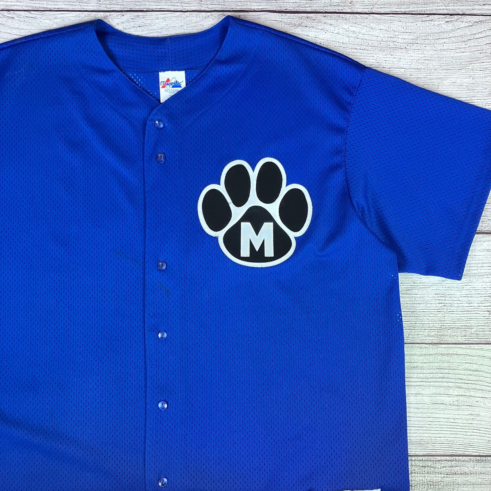 Majestic × Vintage Vintage 1990s Memphis Tigers NCAA College Baseball Jersey Size US XXL / EU 58 / 5 - 1 Thumbnail