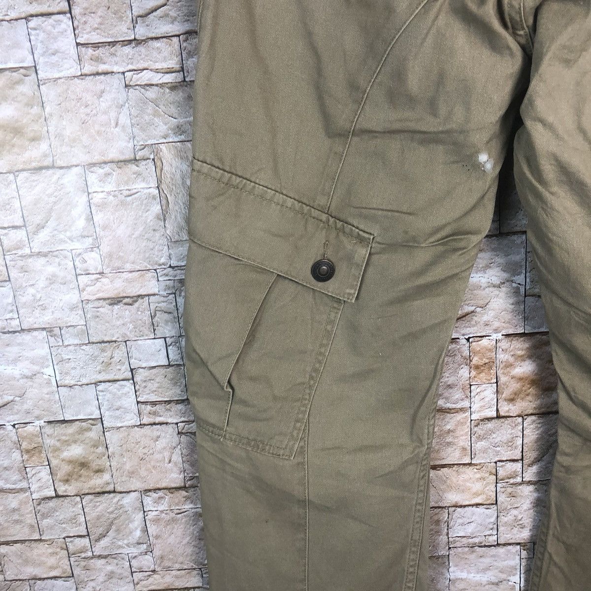 Japanese Brand Dominate japan utility Brown Cargo Multipocket Pants #A365 Size US 31 - 21 Thumbnail