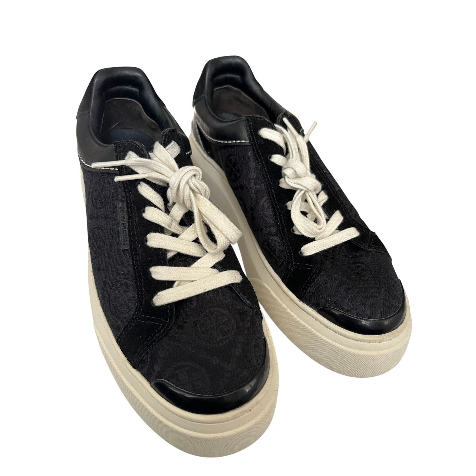 Tory Burch Tory Burch Ladybug Sneaker Everly Platform Black 9.5M Size US 9.5 / IT 39.5 - 1 Thumbnail