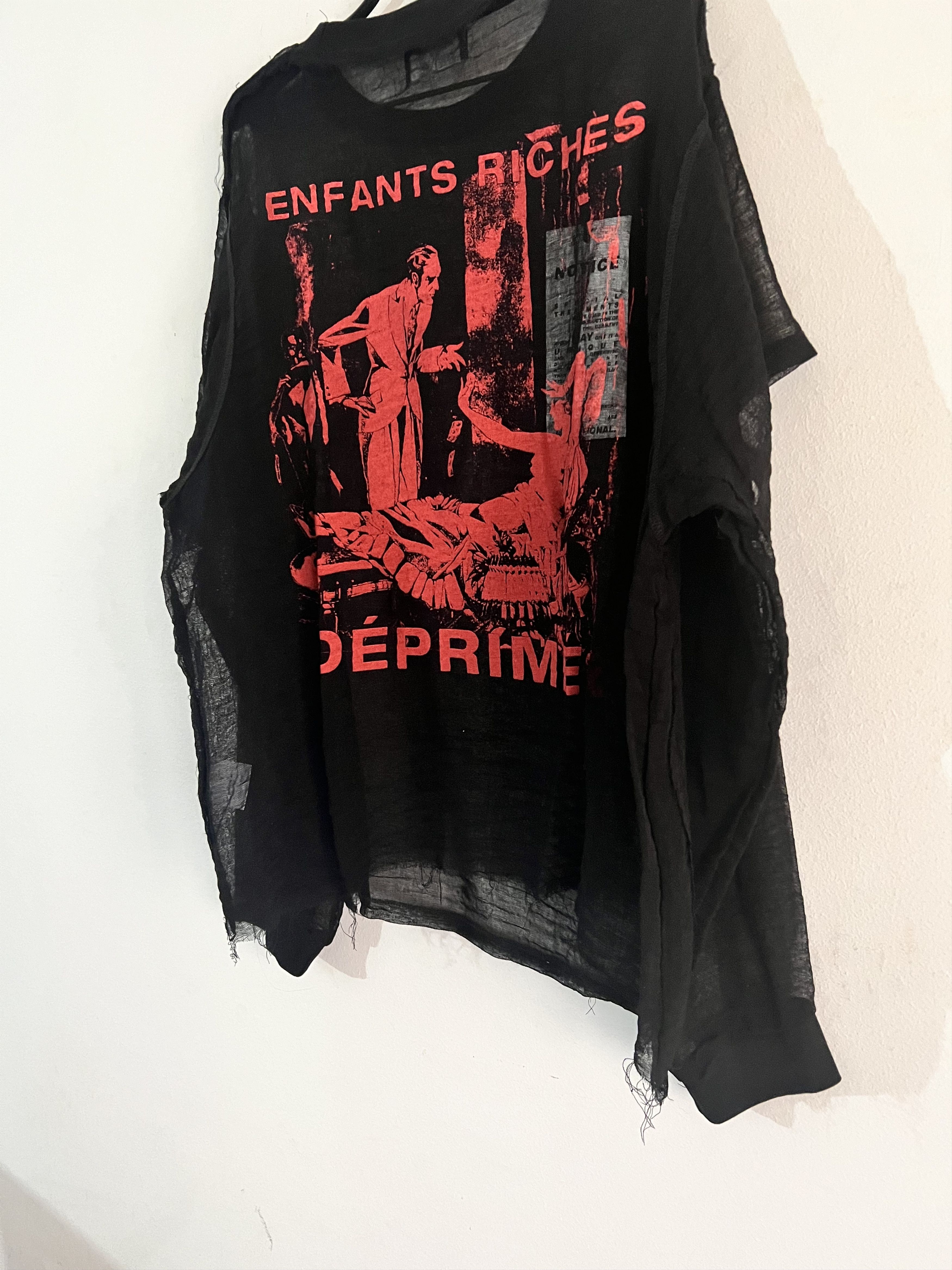 Enfants Riches Deprimes BNWt Runway23 Dorothy Dunked Double Layer Ls T-Shirt Size US XL / EU 56 / 4 - 4 Thumbnail