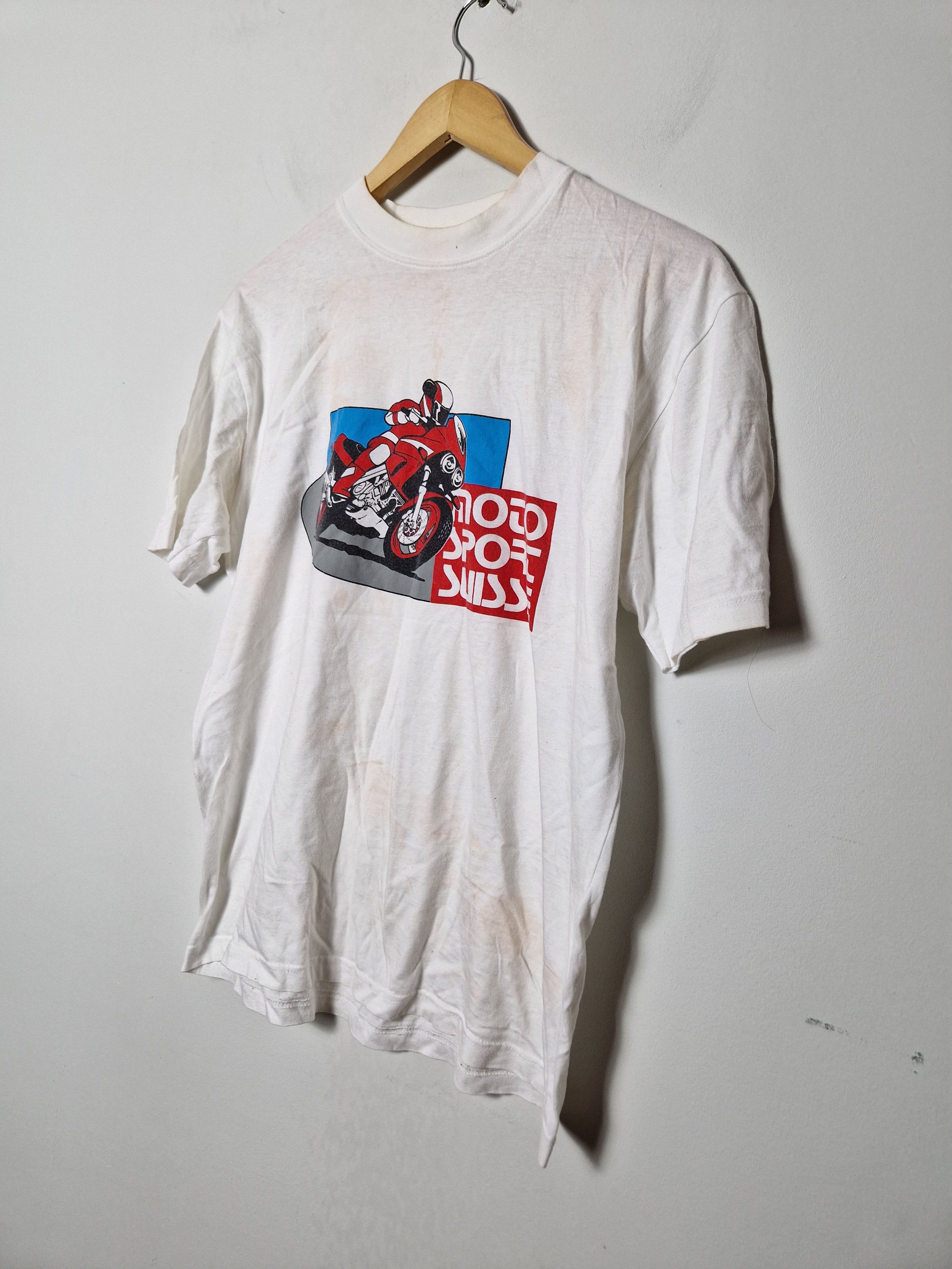 Indian Motorcycle × Vintage vintage moto sport suisse tee 90s y2k Size US M / EU 48-50 / 2 - 2 Thumbnail