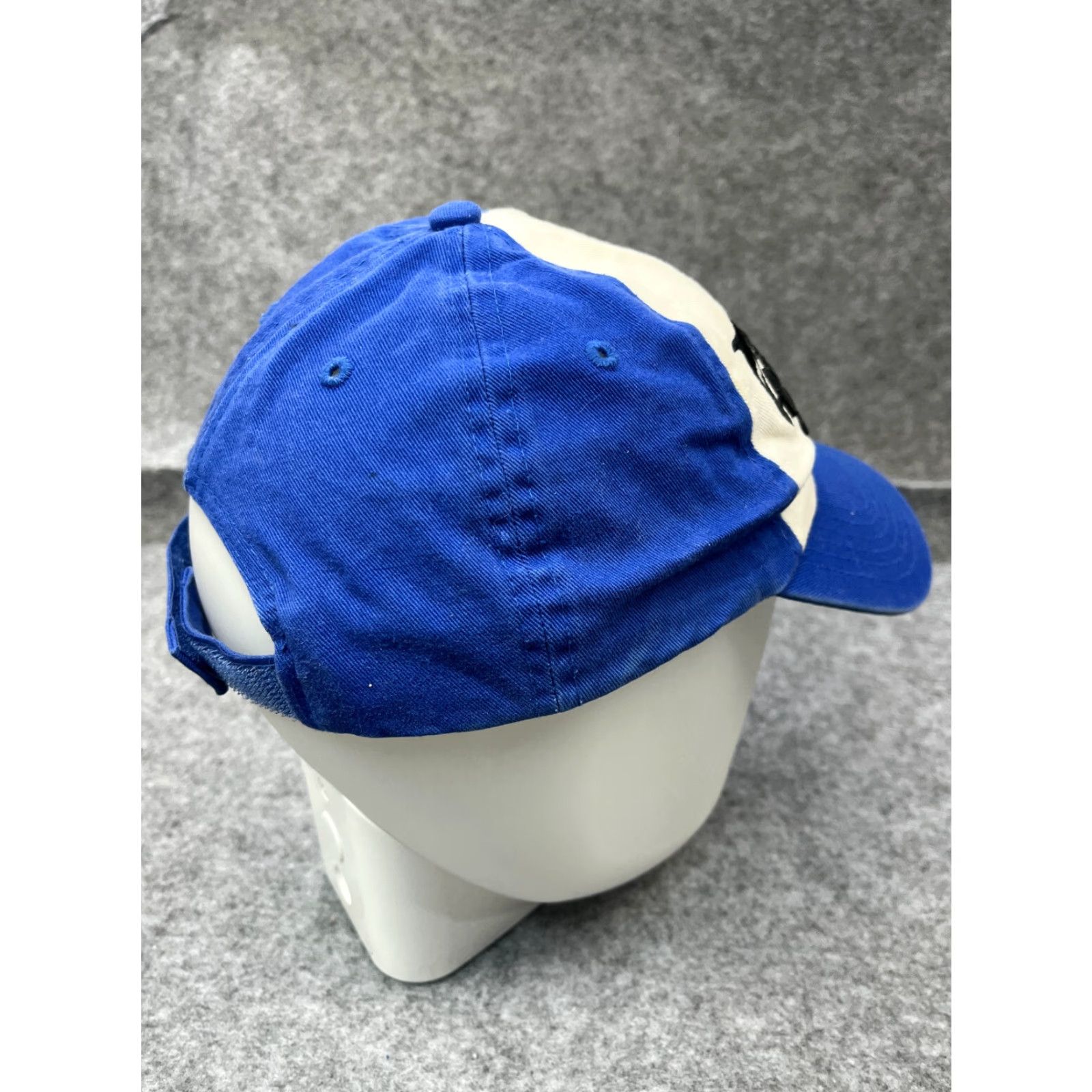 Vintage VINTAGE Seaworld Hat Cap Strap Back Women One Size Blue Cotton Low Profile Dolphin Whale Size ONE SIZE - 7 Thumbnail