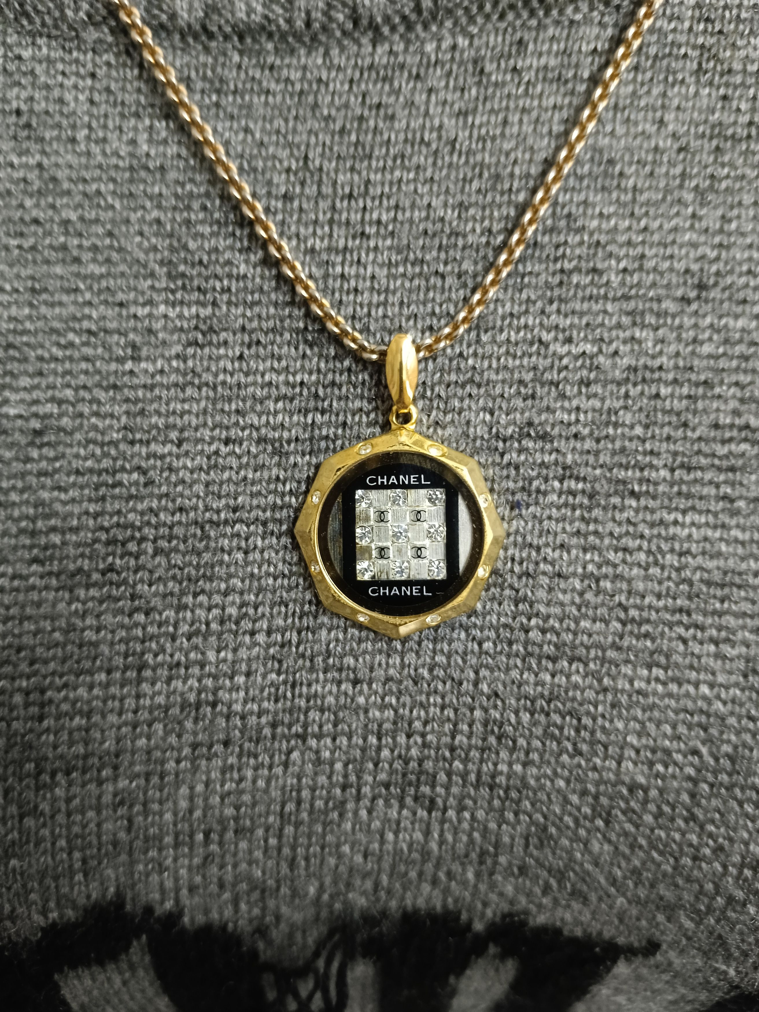 Chanel CHANEL Vintage Octagonal Necklace Size ONE SIZE - 2 Thumbnail