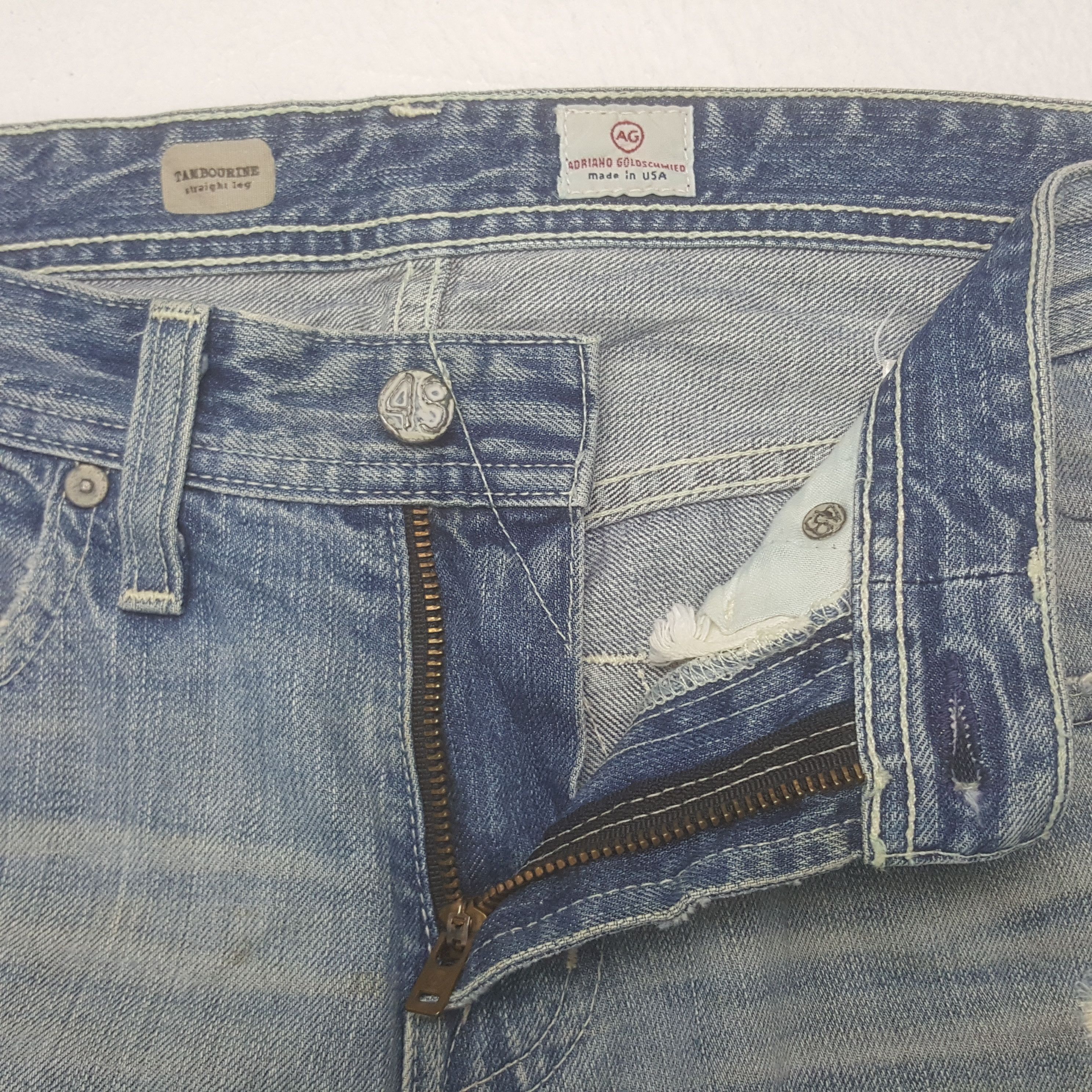 AG Adriano Goldschmied × Vintage Vintage Adriano Goldschmied Denim Size US 30 / EU 46 - 12 Thumbnail