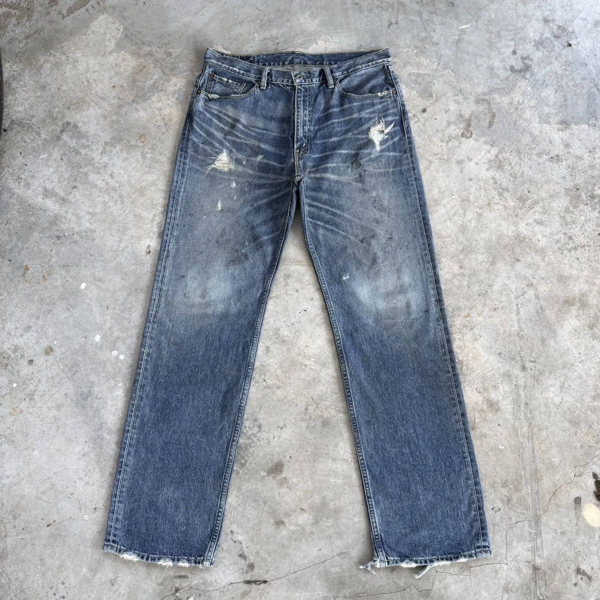 Levi's Vintage Clothing W36x33 Vintage Levi's 502 Faded Denim Jean Pants Size US 36 / EU 52 - 1 Thumbnail
