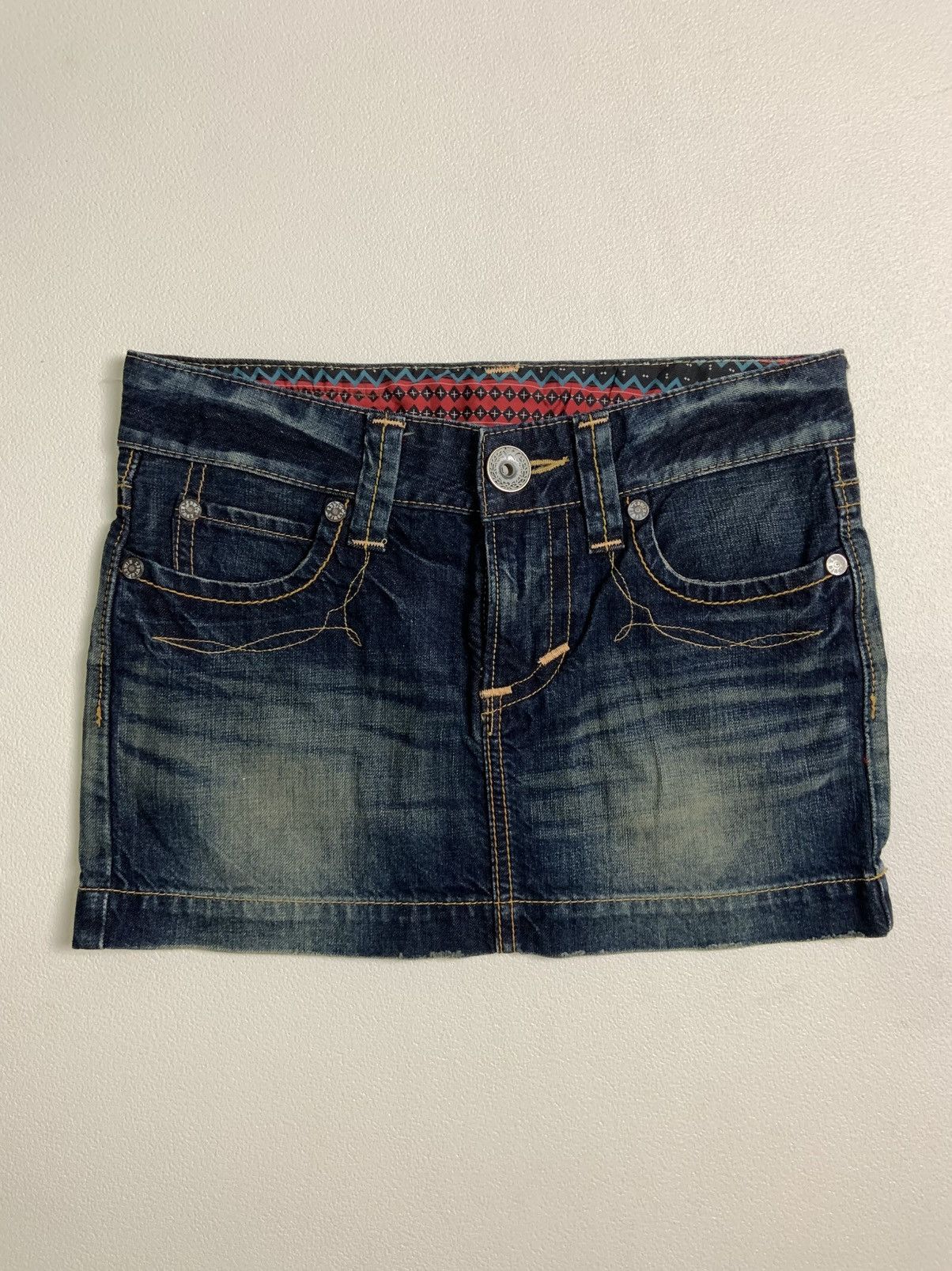 Edwin 2000s Edwin Mini Skirt Denim Size 29" - 2 Thumbnail