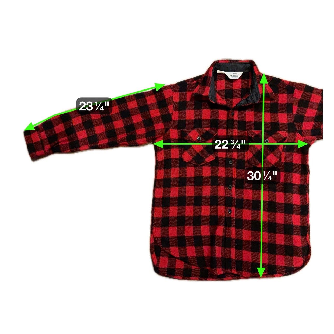 Woolrich Woolen Mills Woolrich Buffalo Plaid Wool Flannel Shirt Jacket USA Large Size US L / EU 52-54 / 3 - 8 Thumbnail