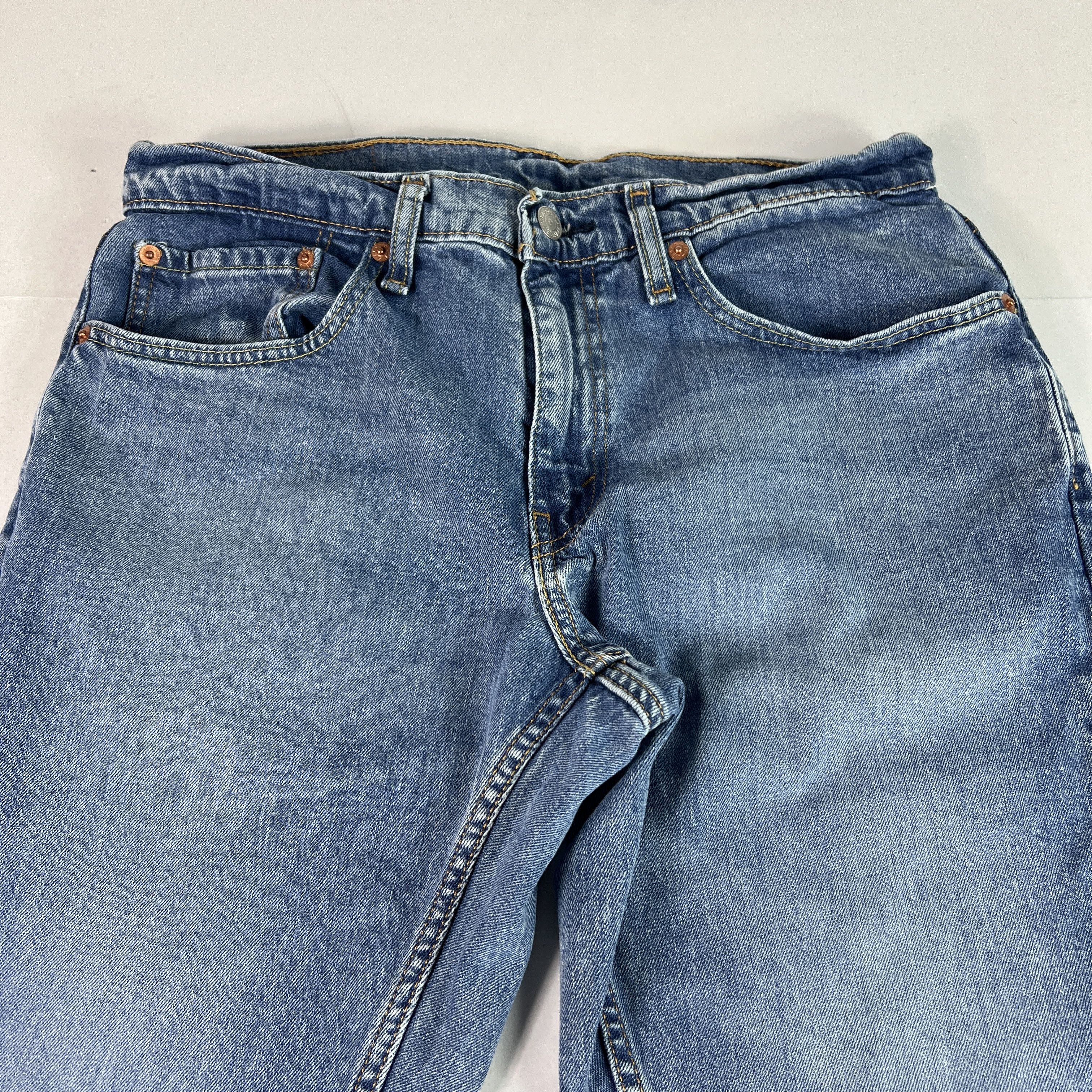 Levi's Levi's Jeans 559 Relaxed Straight Blue Faded Stretch Denim Size US 31 - 2 Thumbnail