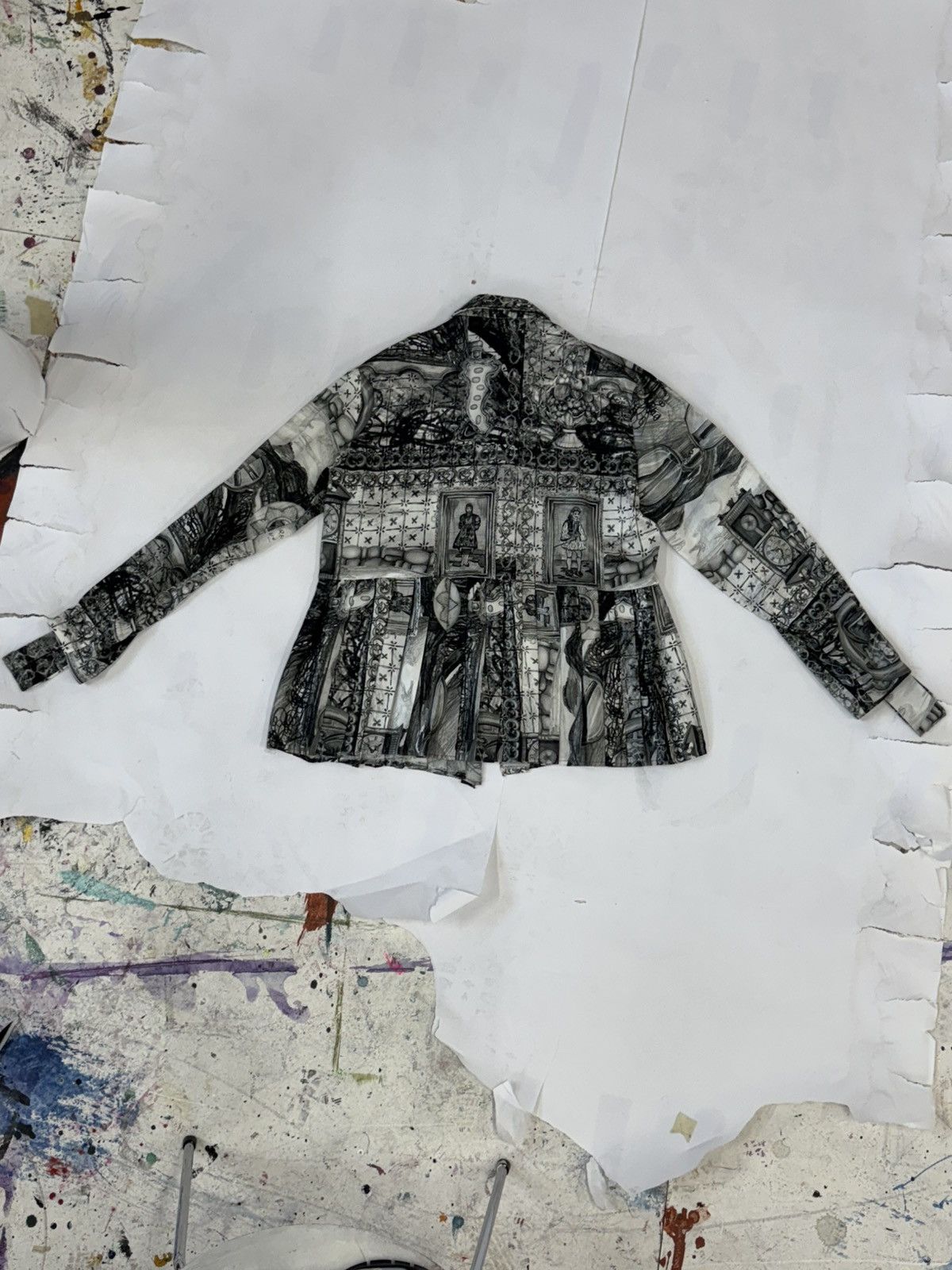 Other Pleated Silk Shirt Size XL / US 12-14 / IT 48-50 - 5 Thumbnail