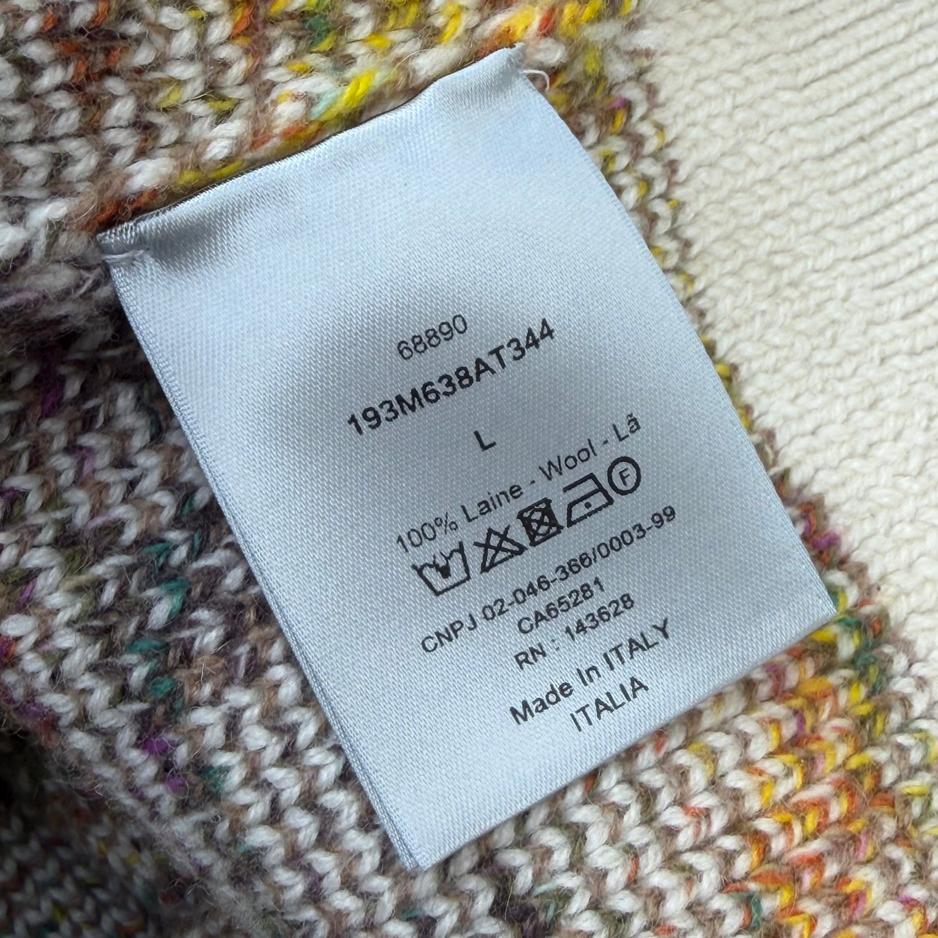 Dior Dior Oblique Pixel Multicolor Knit Sweater L Size US L / EU 52-54 / 3 - 5 Thumbnail