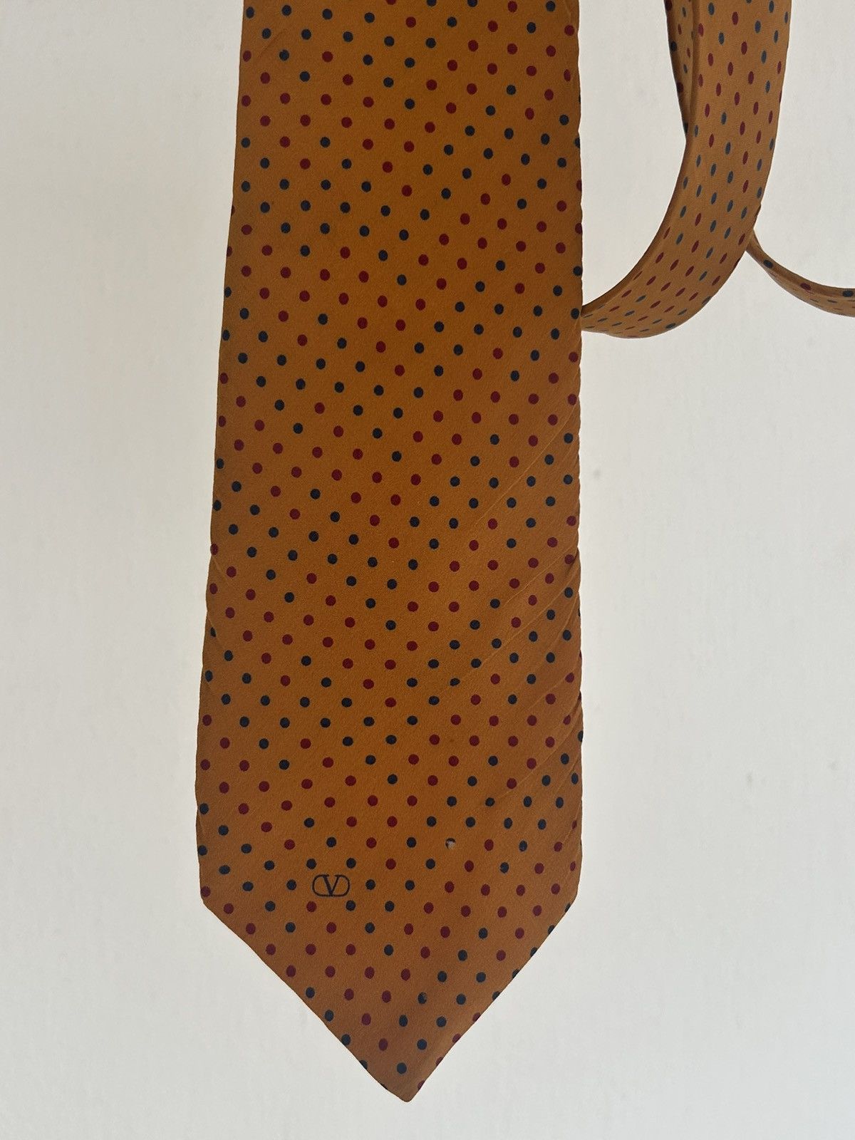 Valentino Valentino Vintage Tie Orange Size ONE SIZE - 3 Thumbnail