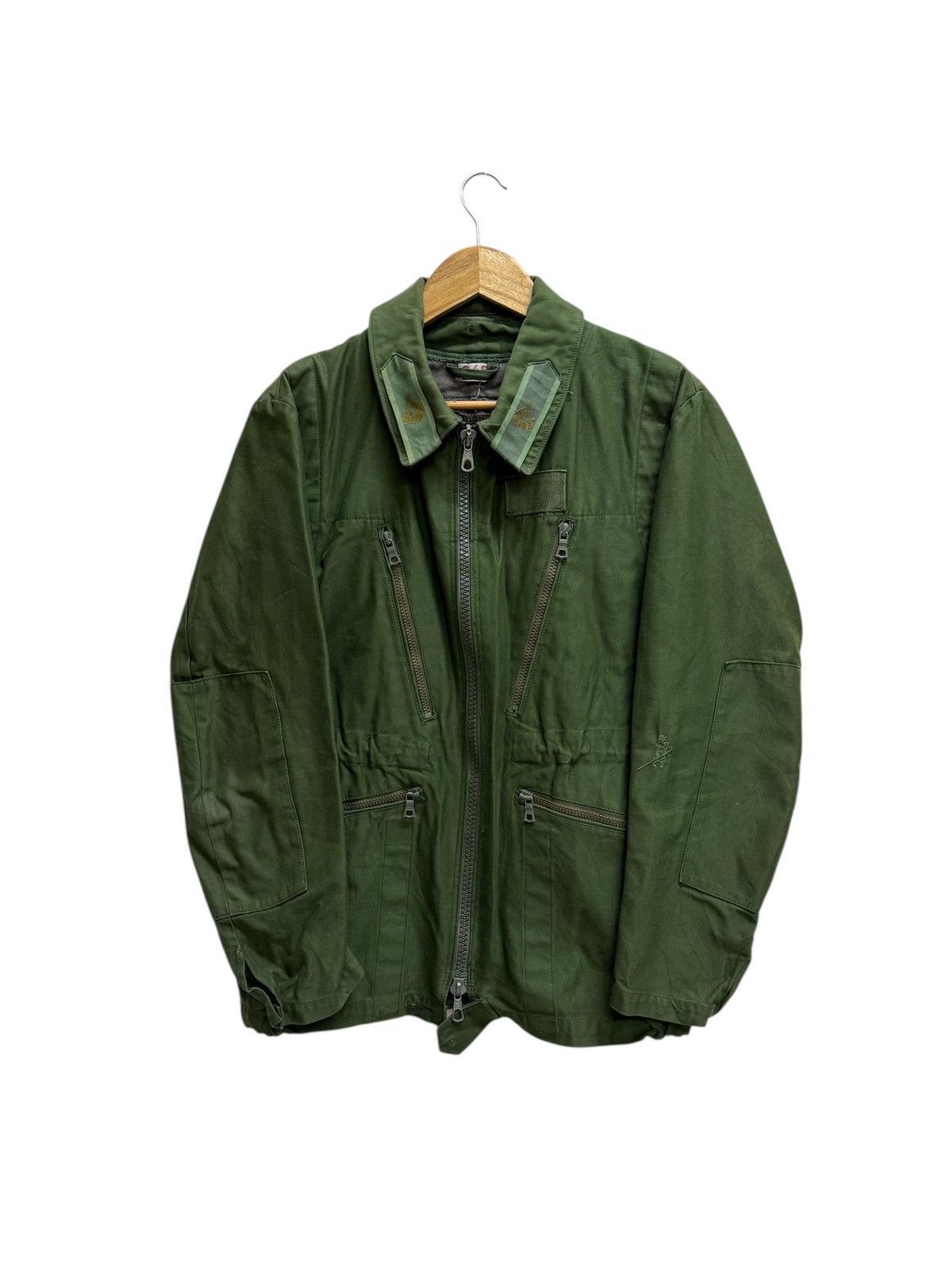 Vintage 1970s Swedish Army m59 tank drivers jacket. Size US S / EU 44-46 / 1 - 1 Thumbnail