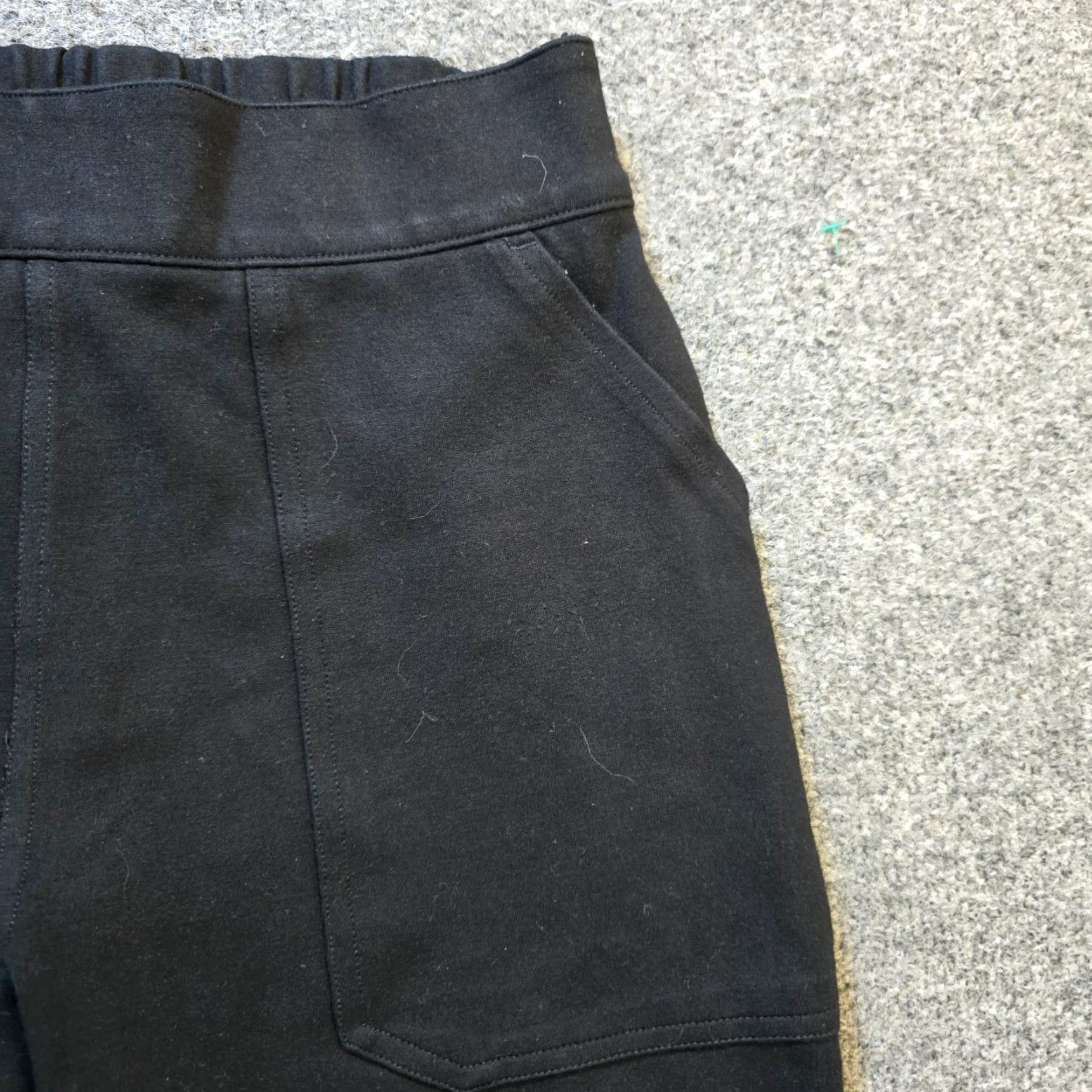 Spanx Spanx Pants Womens Medium Black Joggers Sweatpants Pockets Casual Lounge Size 32" / US 10 / IT 46 - 3 Thumbnail