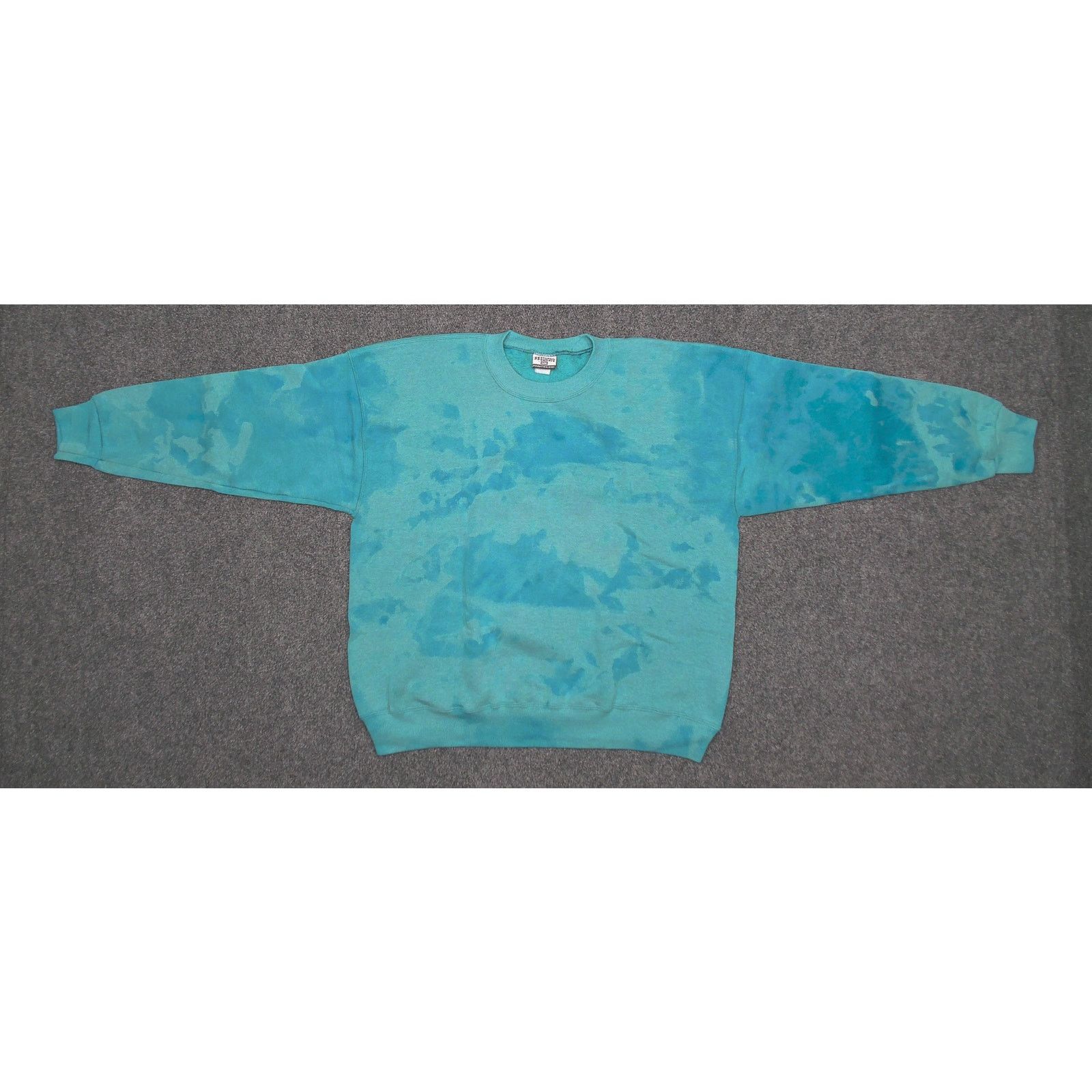 Lee Lee Vintage 90s Custom Bleach Cloud Wash Boxy Sweatshirt XXL Size US XXL / EU 58 / 5 - 4 Thumbnail