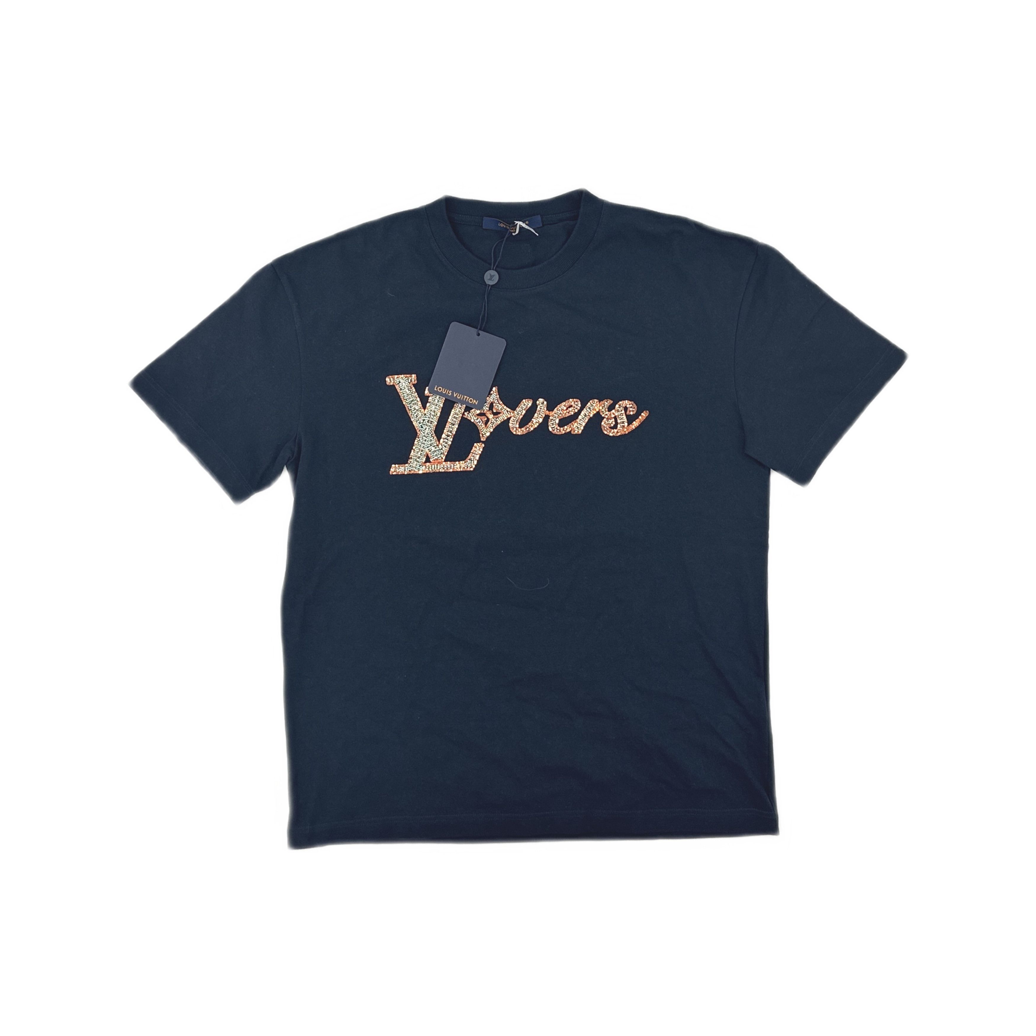 Louis Vuitton Louis Vuitton Lovers T-Shirt Navy Size M Size US M / EU 48-50 / 2 - 1 Thumbnail