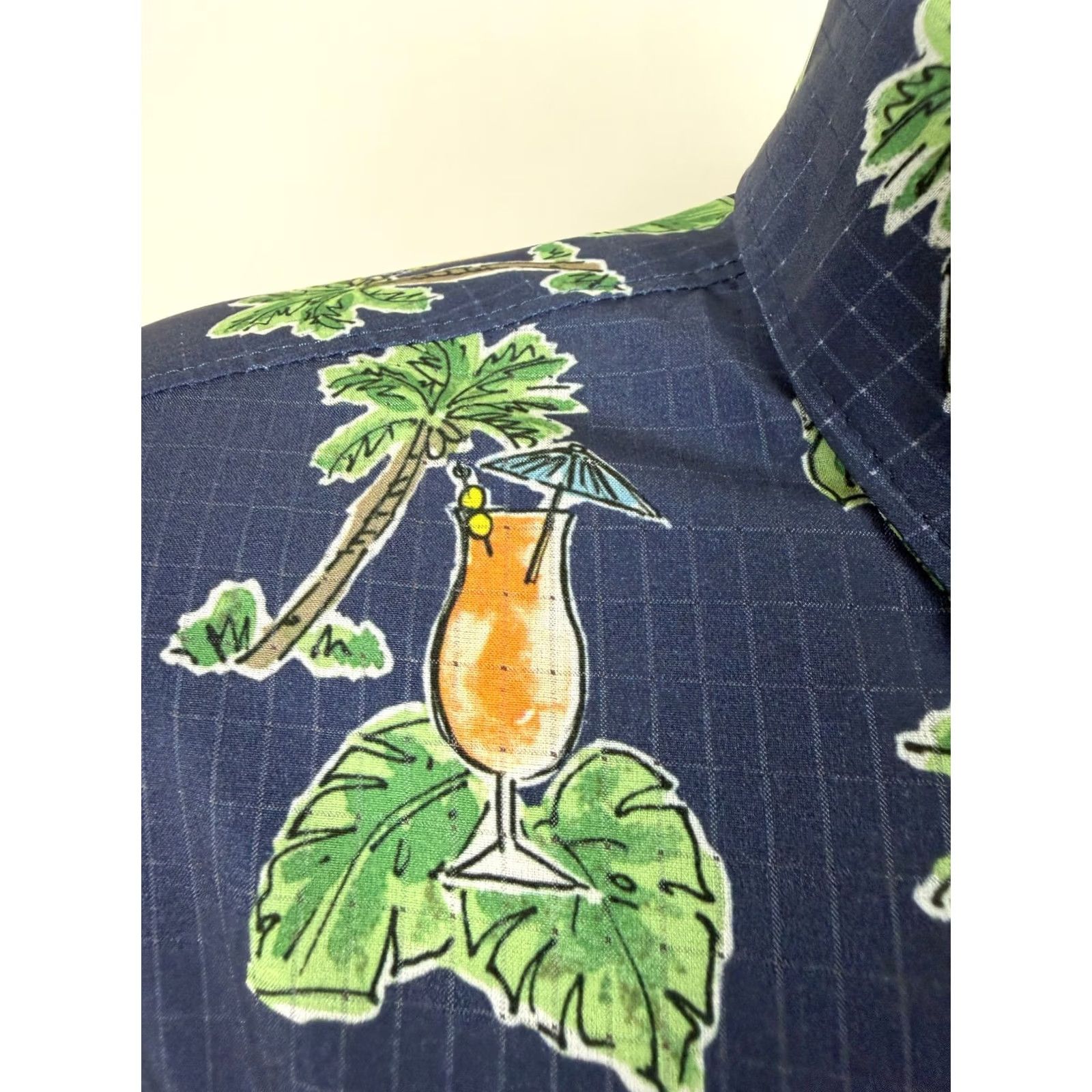 Tommy Bahama Tommy Bahama IslandZone Shirt Men XXL Cocktail Hawaiian Luau Tiki Aloha Blue Floral Short Sleeve Button-Up Collared Size US XXL / EU 58 / 5 - 5 Thumbnail