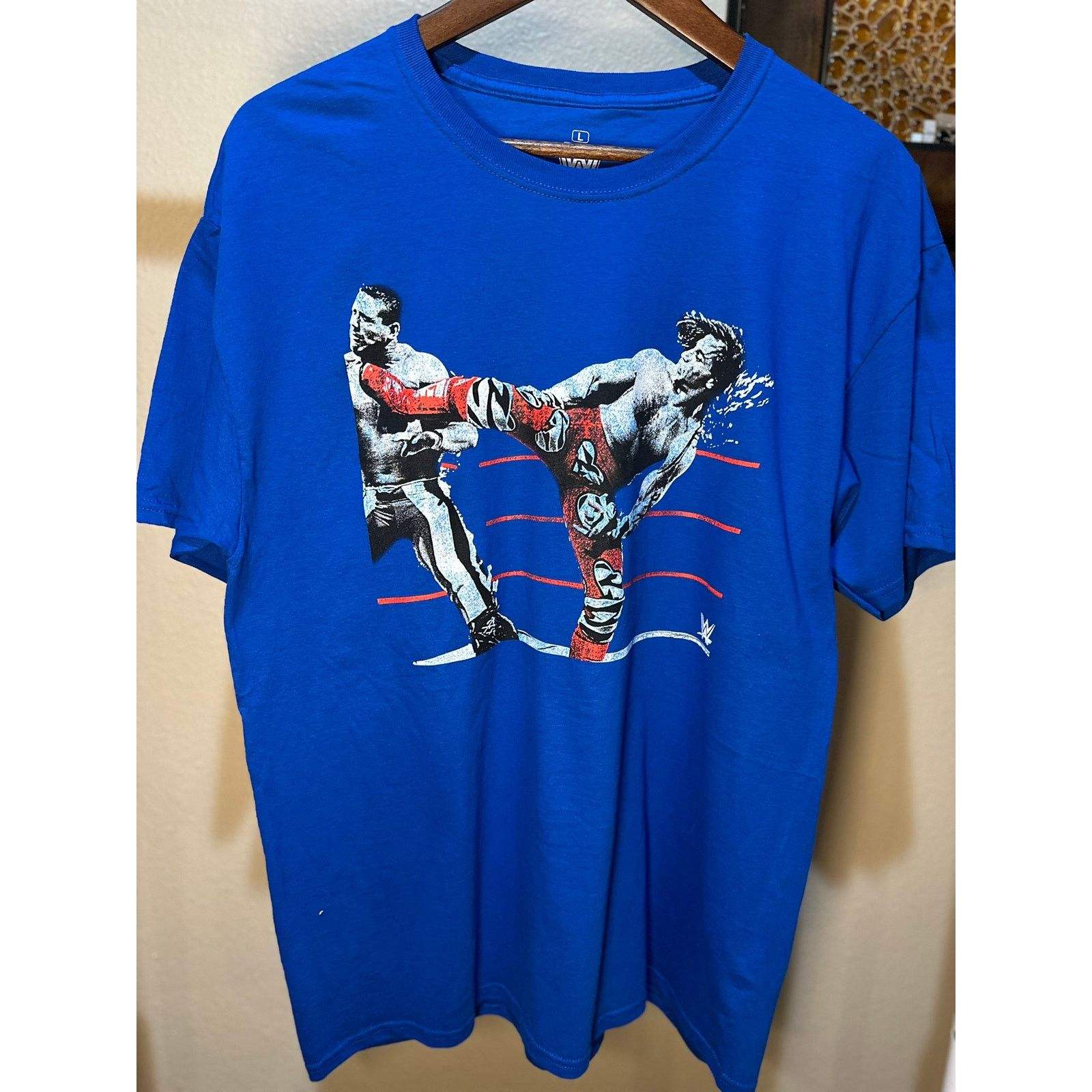 Other WWE Legends Graphic Tee – Blue Wrestling T-Shirt (Size L) Size US L / EU 52-54 / 3 - 1 Thumbnail