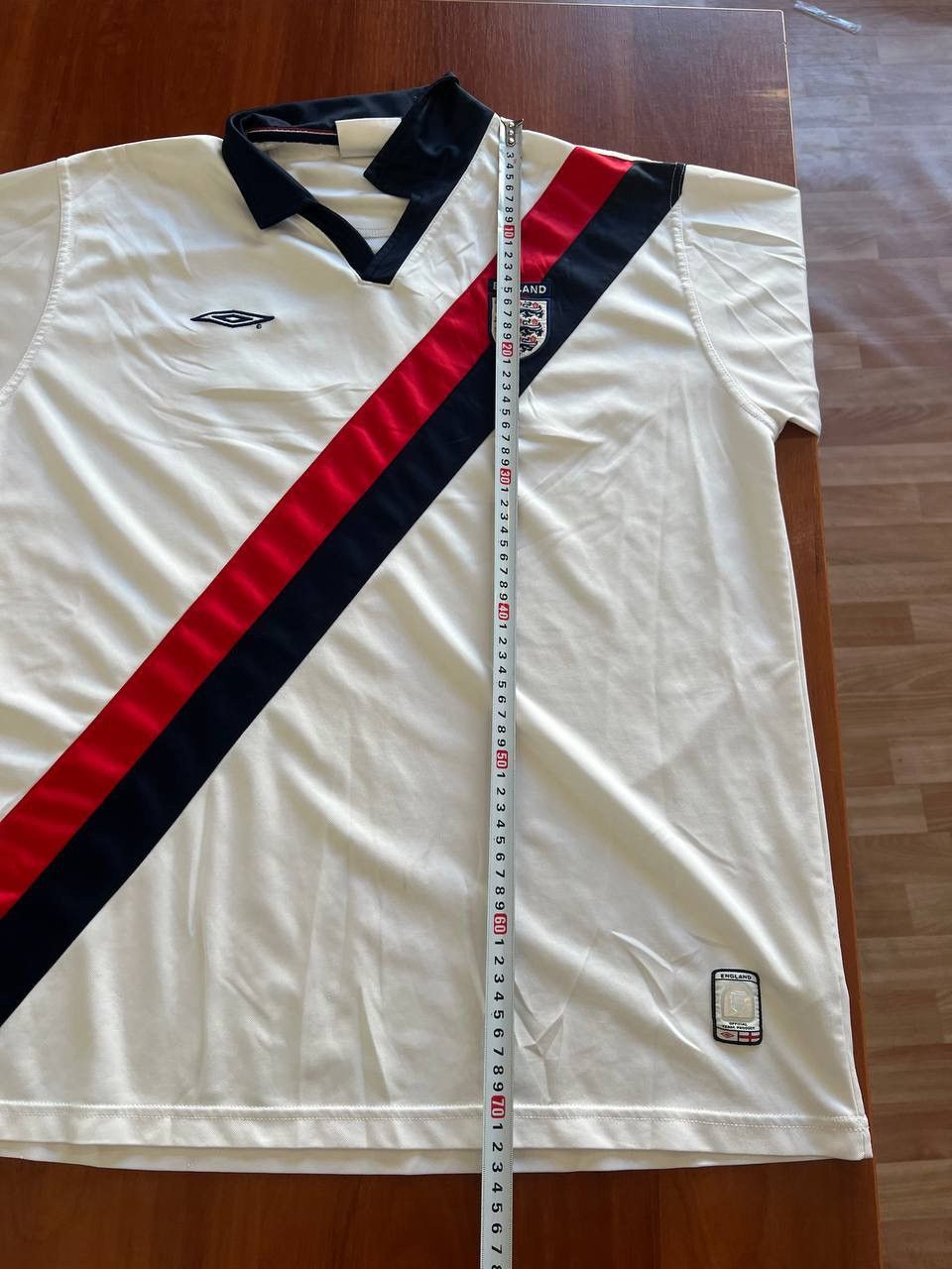 Umbro 2001/03 ENGLAND TEAM TRAINING SOCCER JERSEY FOOTBALL SHIRT Size US XL / EU 56 / 4 - 15 Thumbnail