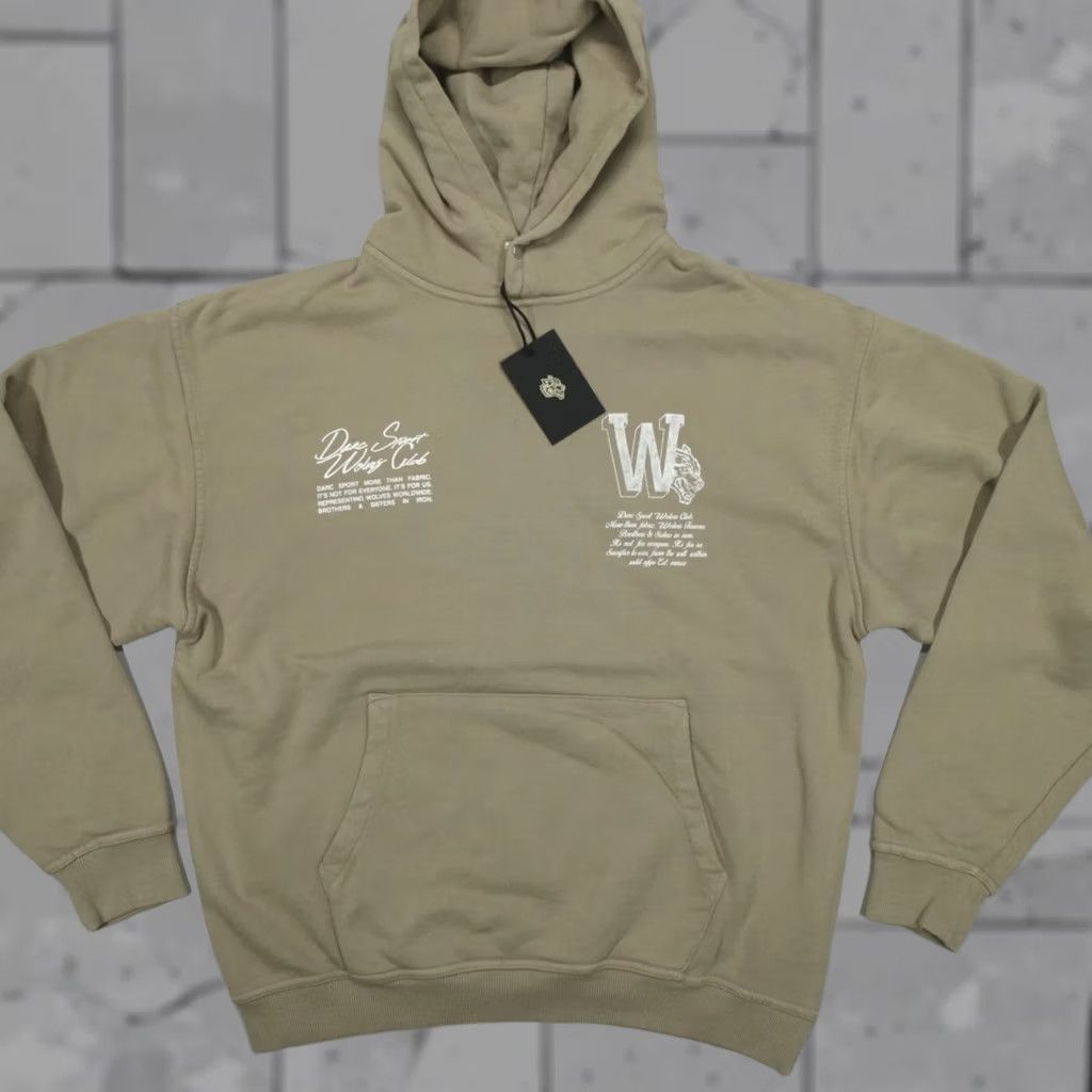 Darc Sport Darc Sport Hoodie Our Mark Pierce M Taupe Men Size M Logo Graphic Print Pullover Hooded Bodybuilding Sports Fall Winter Size US M / EU 48-50 / 2 - 1 Thumbnail