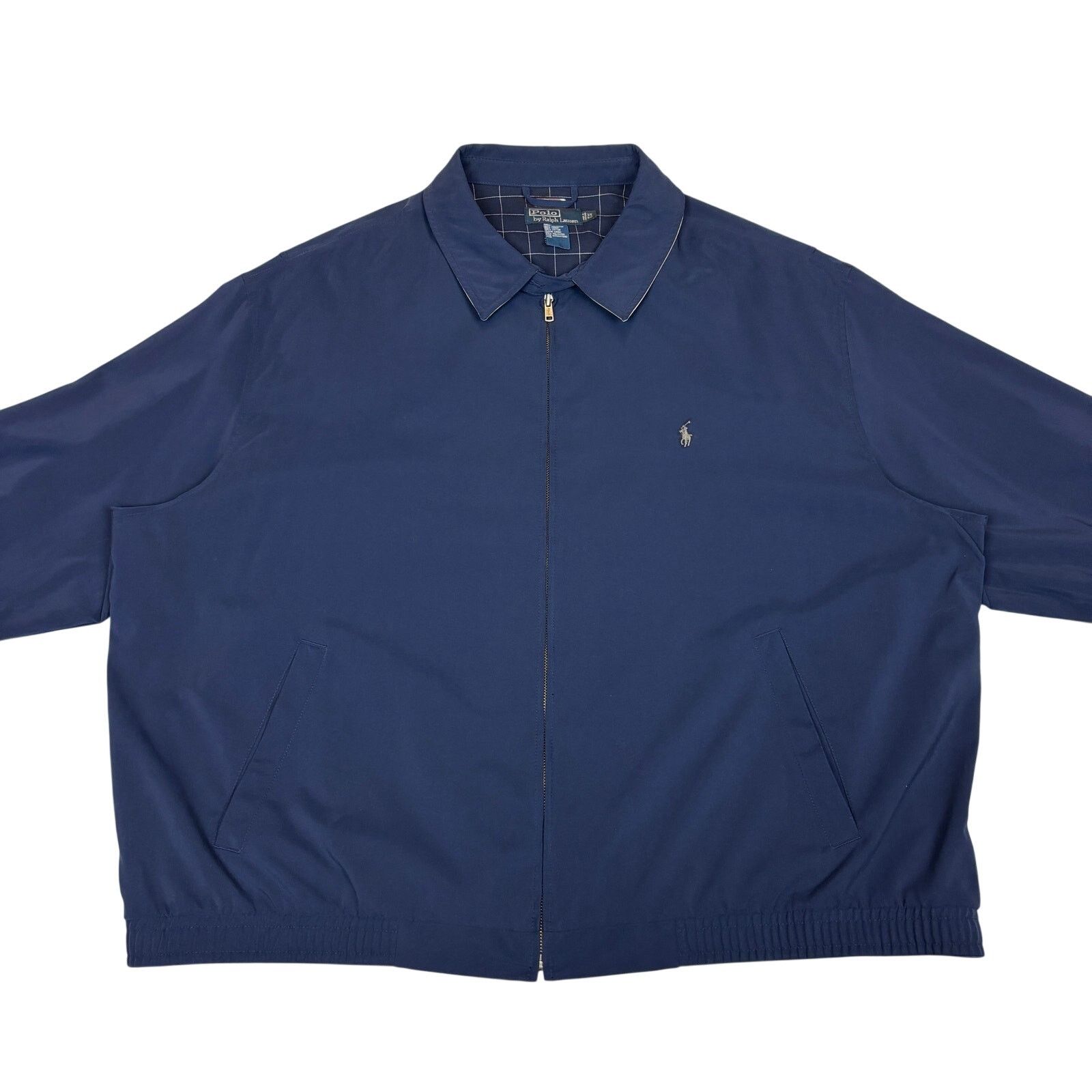 Polo Ralph Lauren VTG 90s Polo Ralph Lauren Jacket Full Zip Navy 3XB Bomber Size US XXL / EU 58 / 5 - 2 Thumbnail