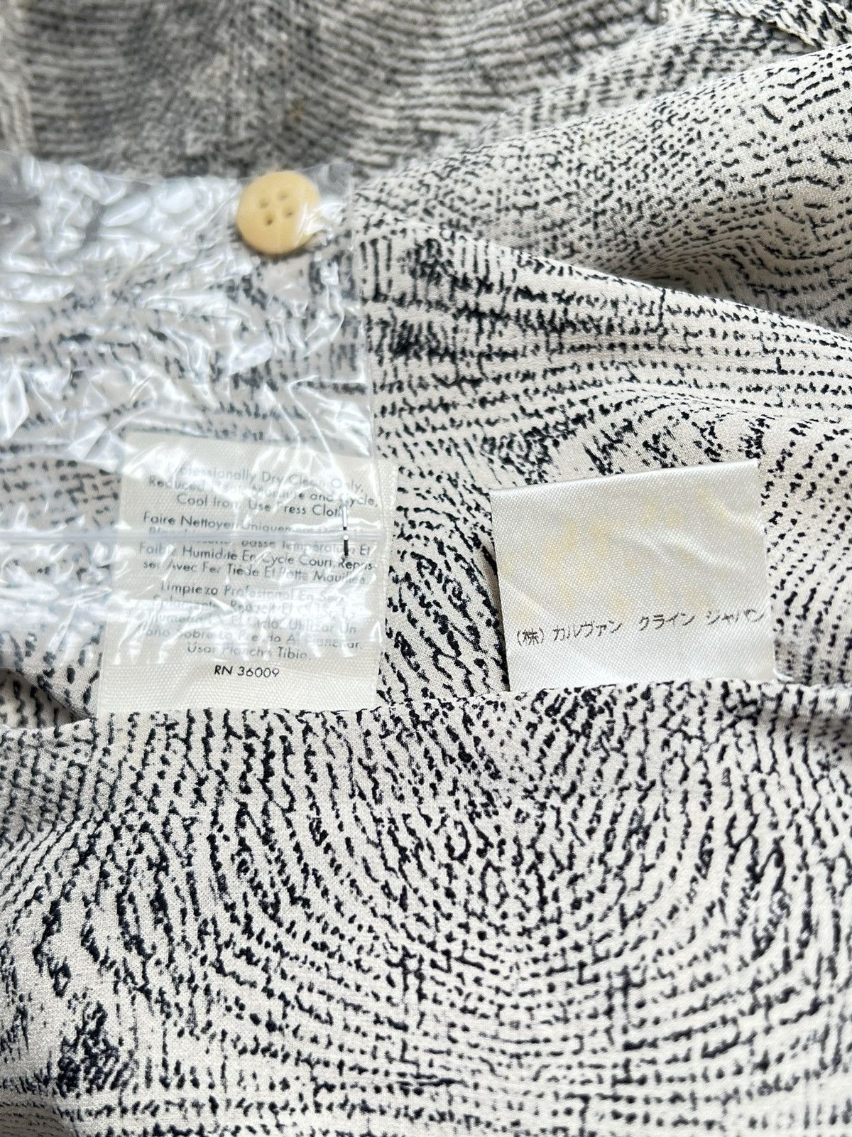 Calvin Klein Calvin Klein Collection Motive Shirt Size US XS / EU 42 / 0 - 8 Thumbnail