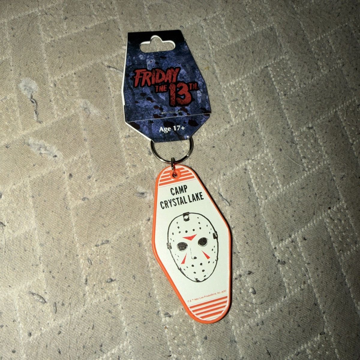 Warner Bros 2024 Friday The 13th Camp Crystal Lake Jason Keychain Size ONE SIZE - 1 Thumbnail
