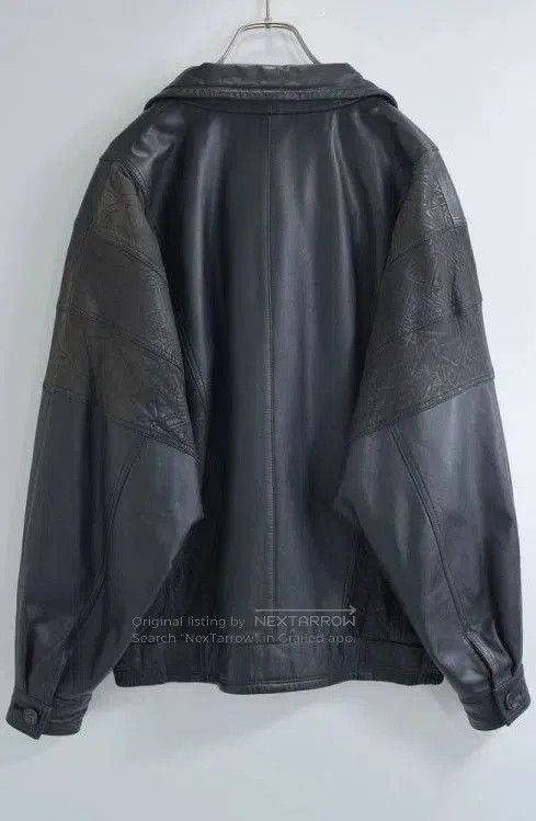 Vintage 80s 90s Vintage Bell Maxim Leather Jacket. Size US M / EU 48-50 / 2 - 3 Thumbnail