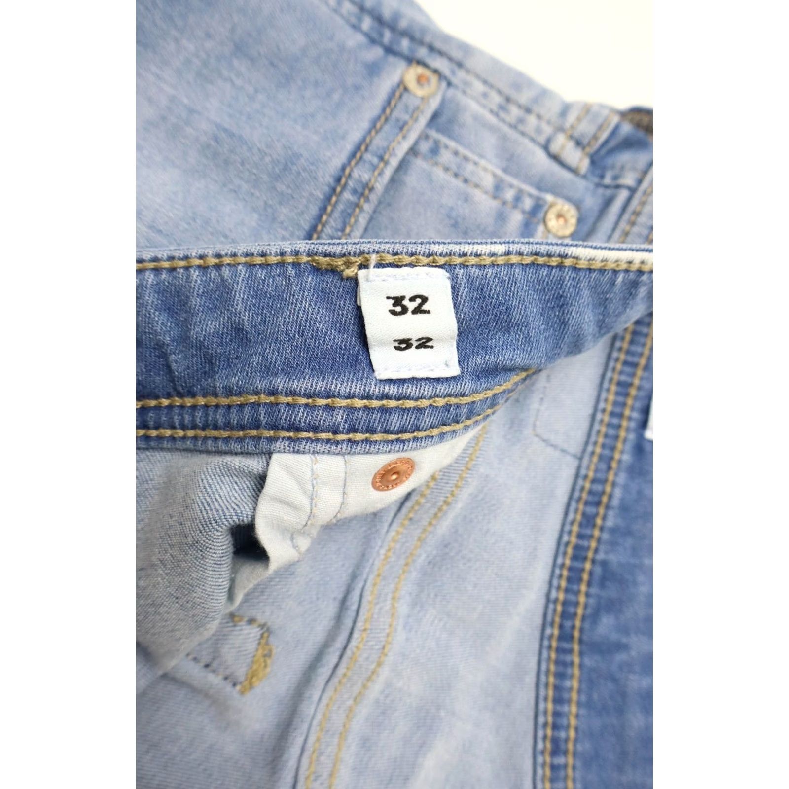 Jack & Jones Jack & Jones Jeans Mens W32/L32 Blue Slim Glenn Men Fade Effect Button Fly Distressed Size US 32 / EU 48 - 5 Thumbnail