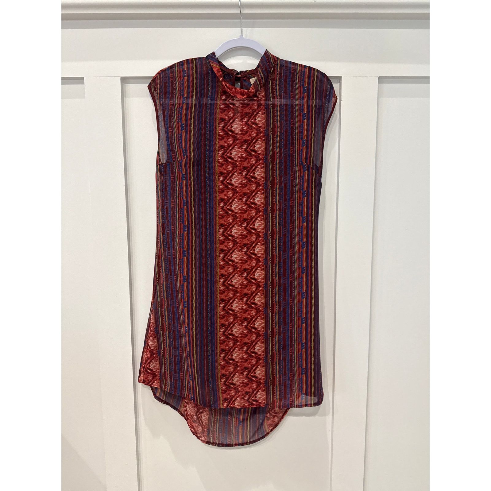 Anthropologie Anthropologie Hazel Drape Back Mock Neck Abstract Dress, M Size M / US 6-8 / IT 42-44 - 1 Thumbnail