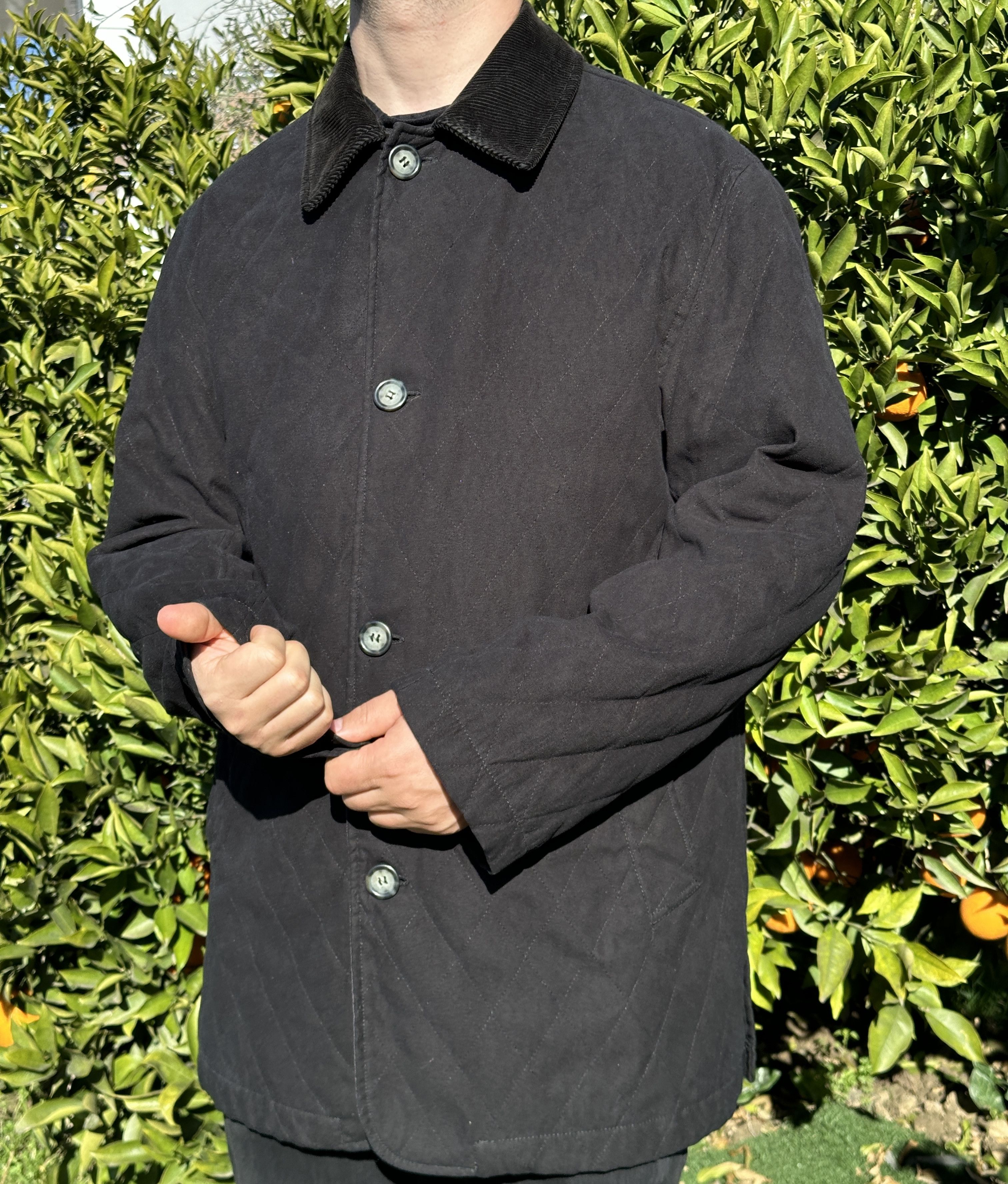 Corneliani Corneliani Suede Look Long Jacket Trench Coat Size 50 M L Size US M / EU 48-50 / 2 - 2 Thumbnail
