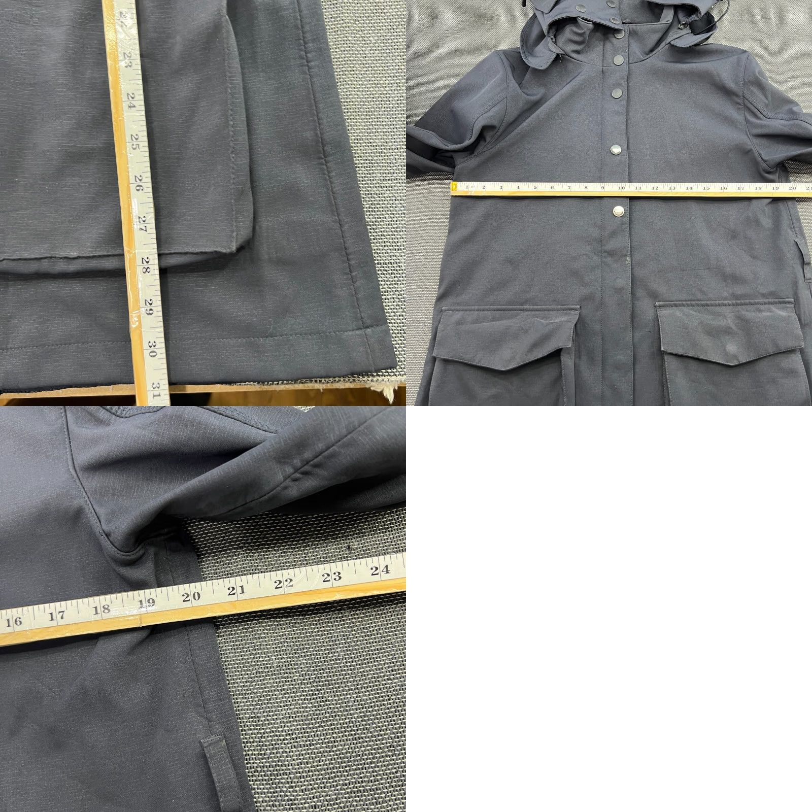 Ilse Jacobsen Ilse Jacobsen Hornbaek Womens Raincoat Jacket Parka Plaid Black 38 Weather Rain Mens Womens Girls 90s 2000s Size XS / US 0-2 / IT 36-38 - 9 Thumbnail