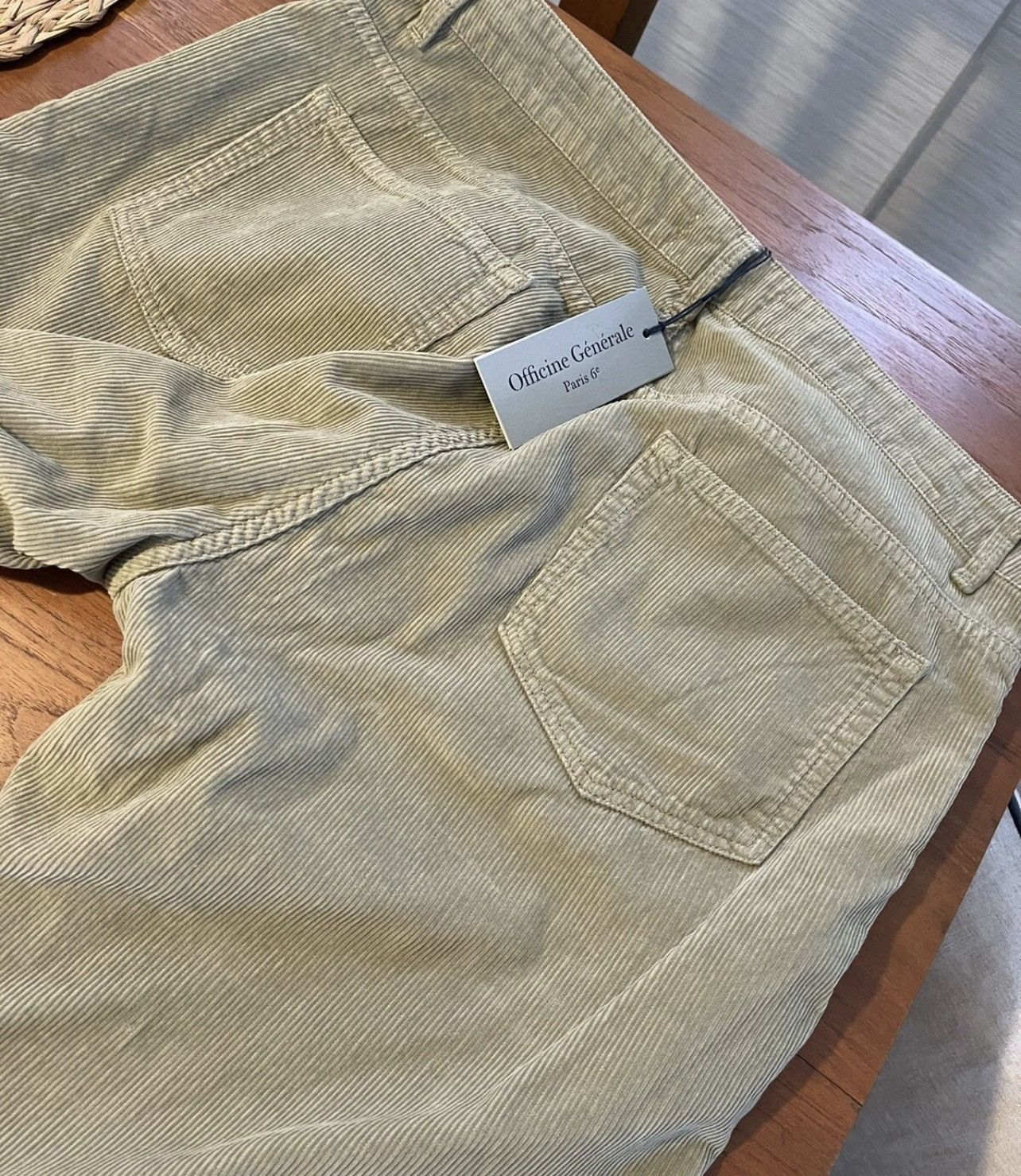 Officine Generale Officine generale corduroy mens pants 33 James NWT Size US 33 - 9 Thumbnail