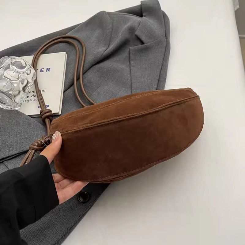 Japanese Brand × Vintage Faux Suede Shoulder Bag Size ONE SIZE - 6 Thumbnail